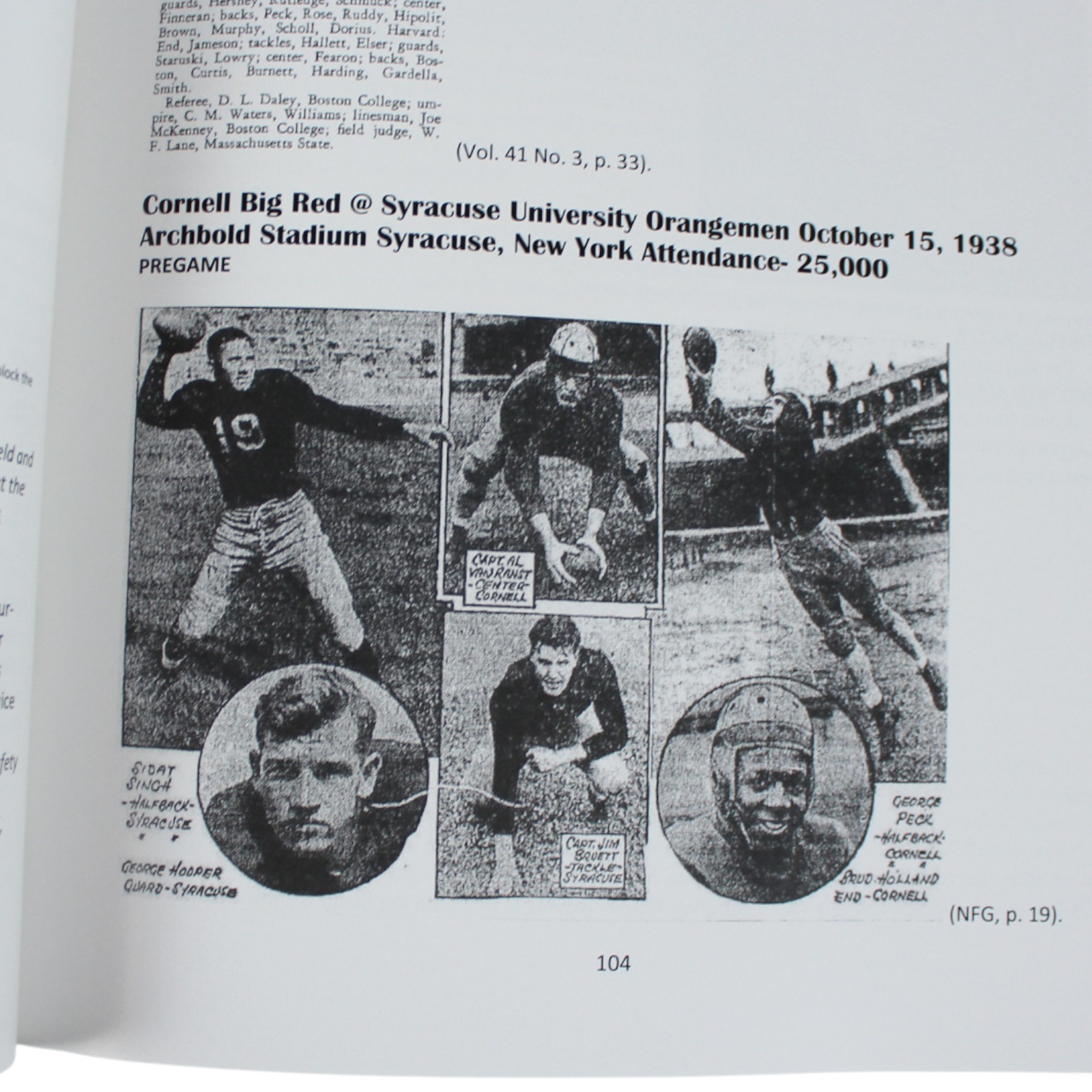 Regional Sports History Tonawanda NY Football Basketball 1930s 40s Signed 2 Vols