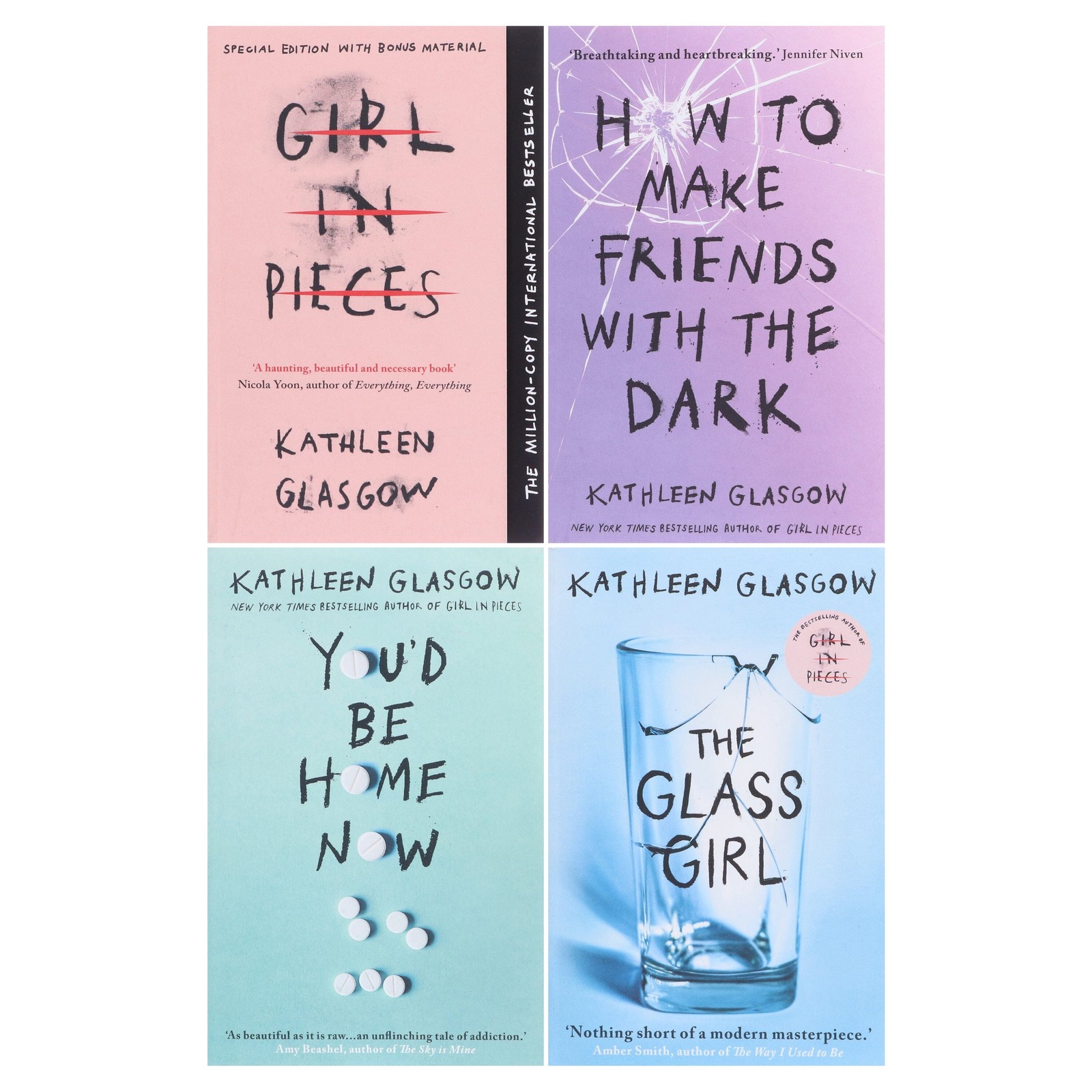 Kathleen Glasgow 4 Books Collection Set – Ages 13-18 – Paperback