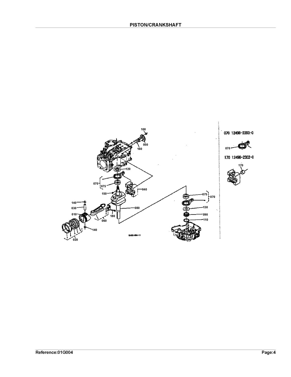 KUBOTA T1460 serial number 39999 and below Parts Manual BINDER – FRONT & BACK