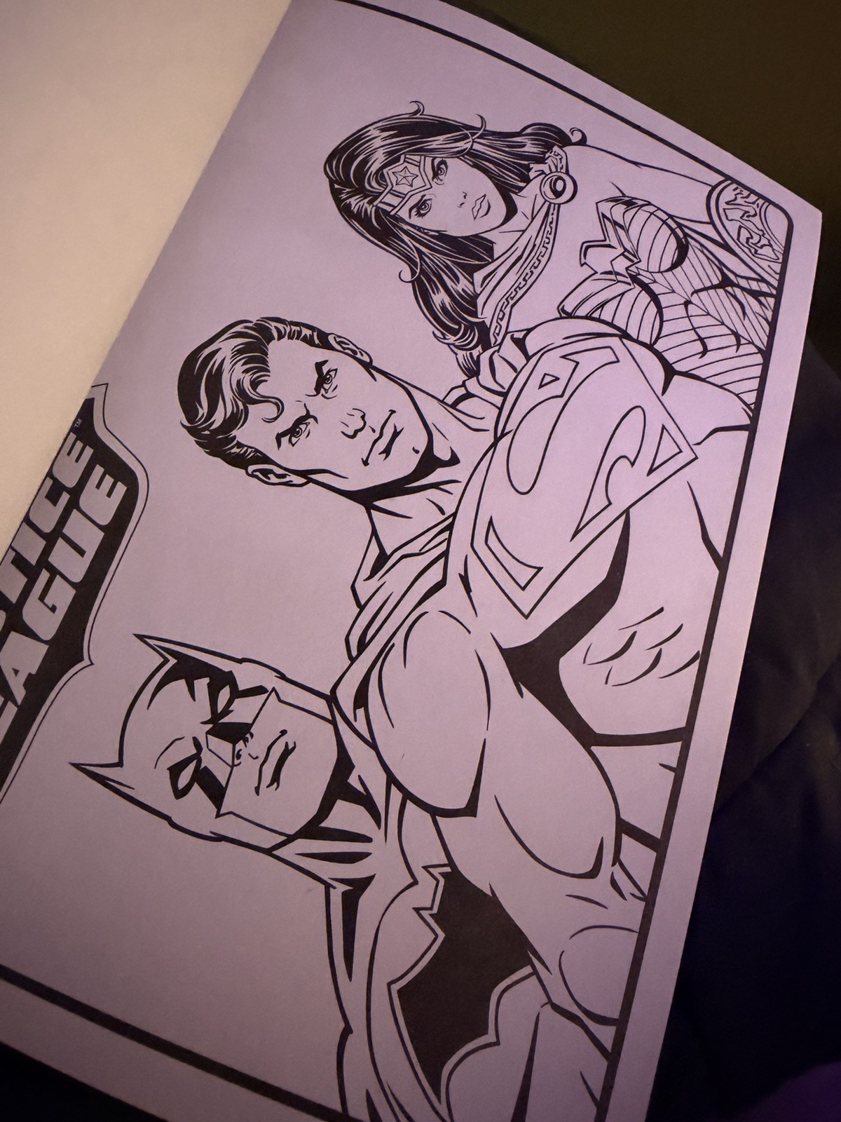 Justice League – Advanced Coloring Book 40-Pages – DC Comics by Bendon