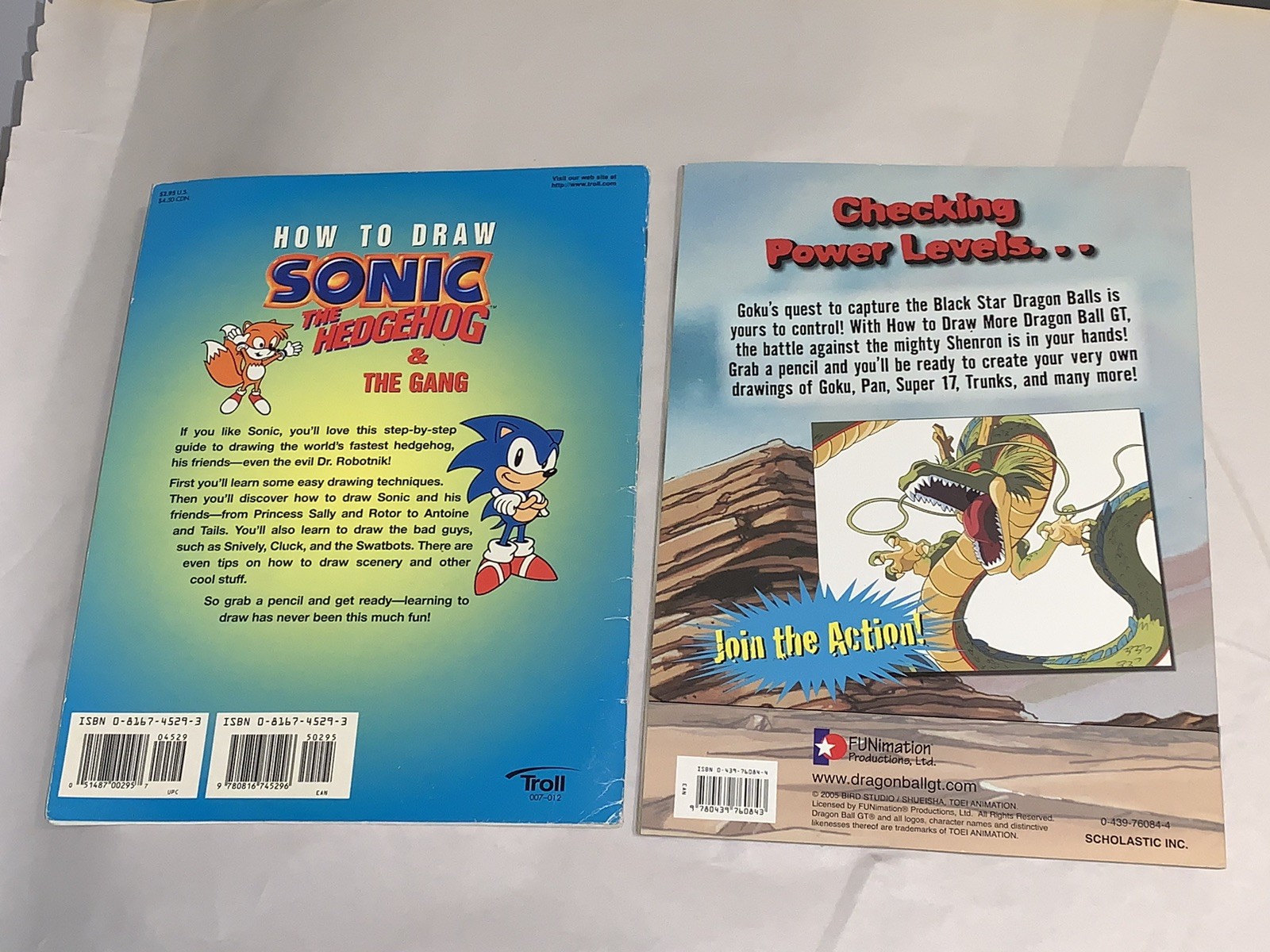 Dragon Ball GT How To Draw More Conrad Wells Sonic 2005 Anime Art Book Lot