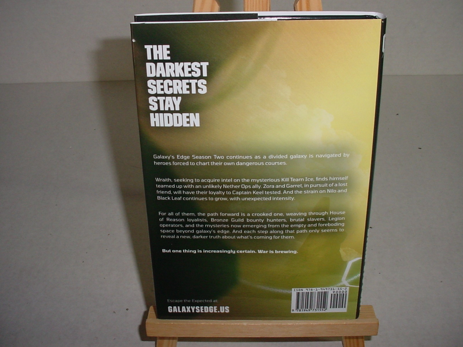 Dark Victory Galaxy’s Edge Jason Anspach, Nick Cole Season 2 Hardcover Book