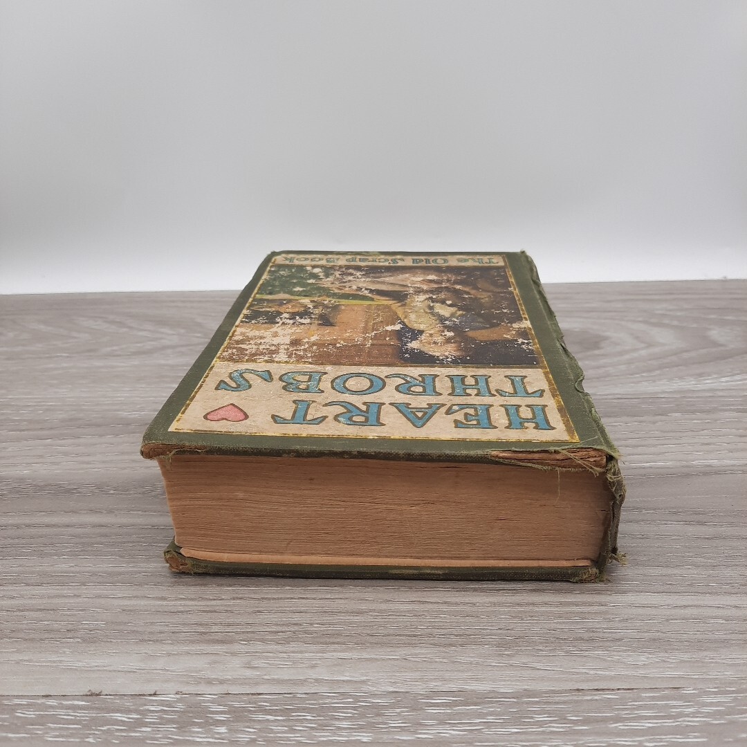 Antique 1905 Heart Throbs The Old Scrap Book Hardcover Grosset and Dunlap 119 Yr