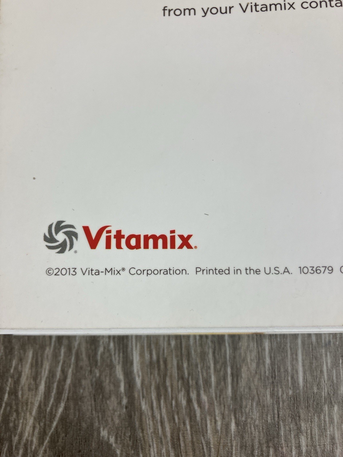 Vitamix Savor Recipes Spiral Bound Softcover Cookbook