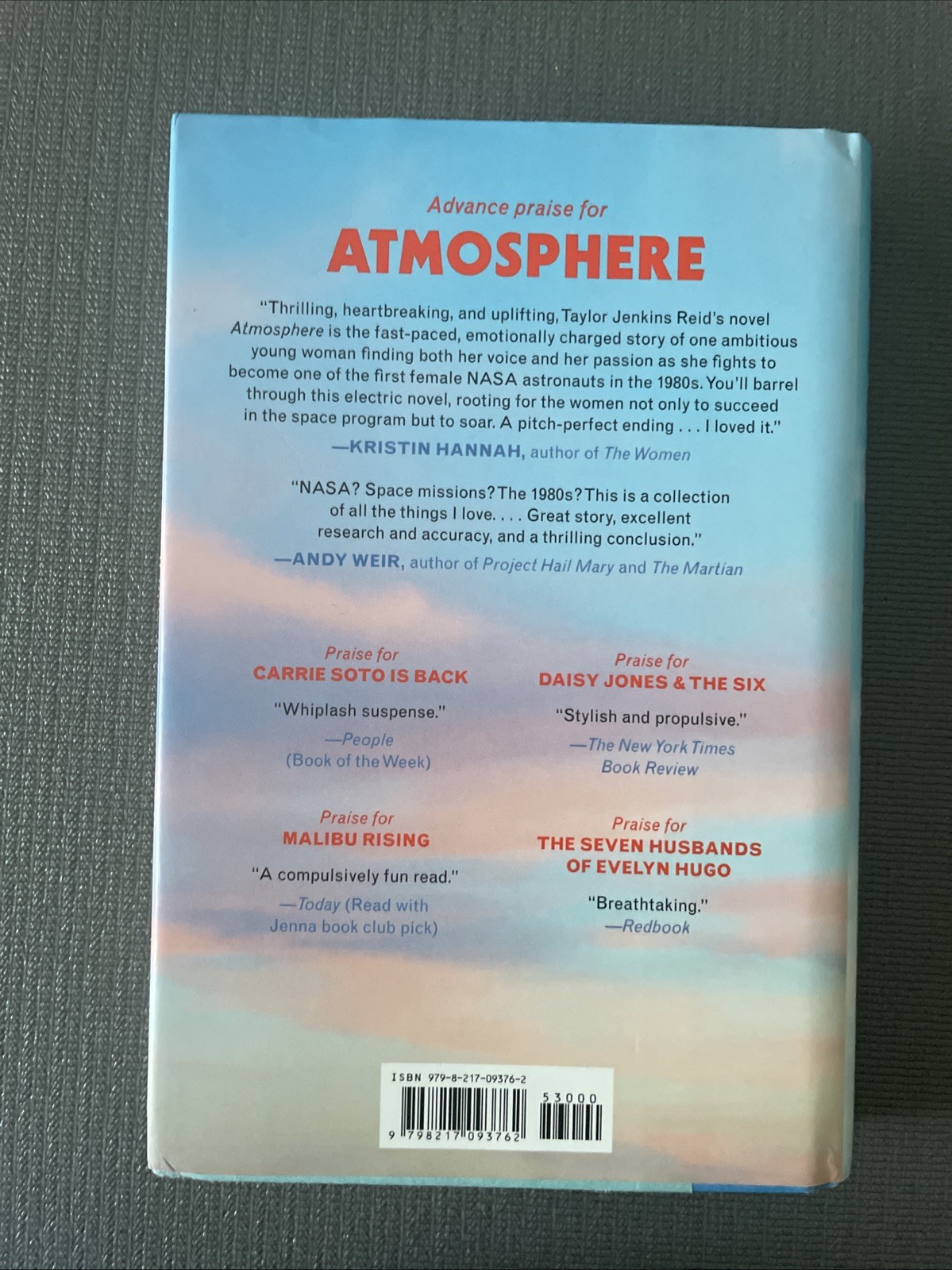 Atmosphere : A Love Story by Taylor Jenkins Reid (2025, Hardcover)