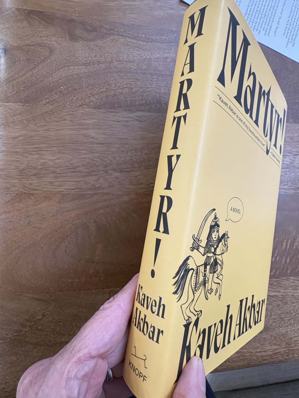 Martyr Kaveh Akbar Signed First Edition 2024 Hardcover