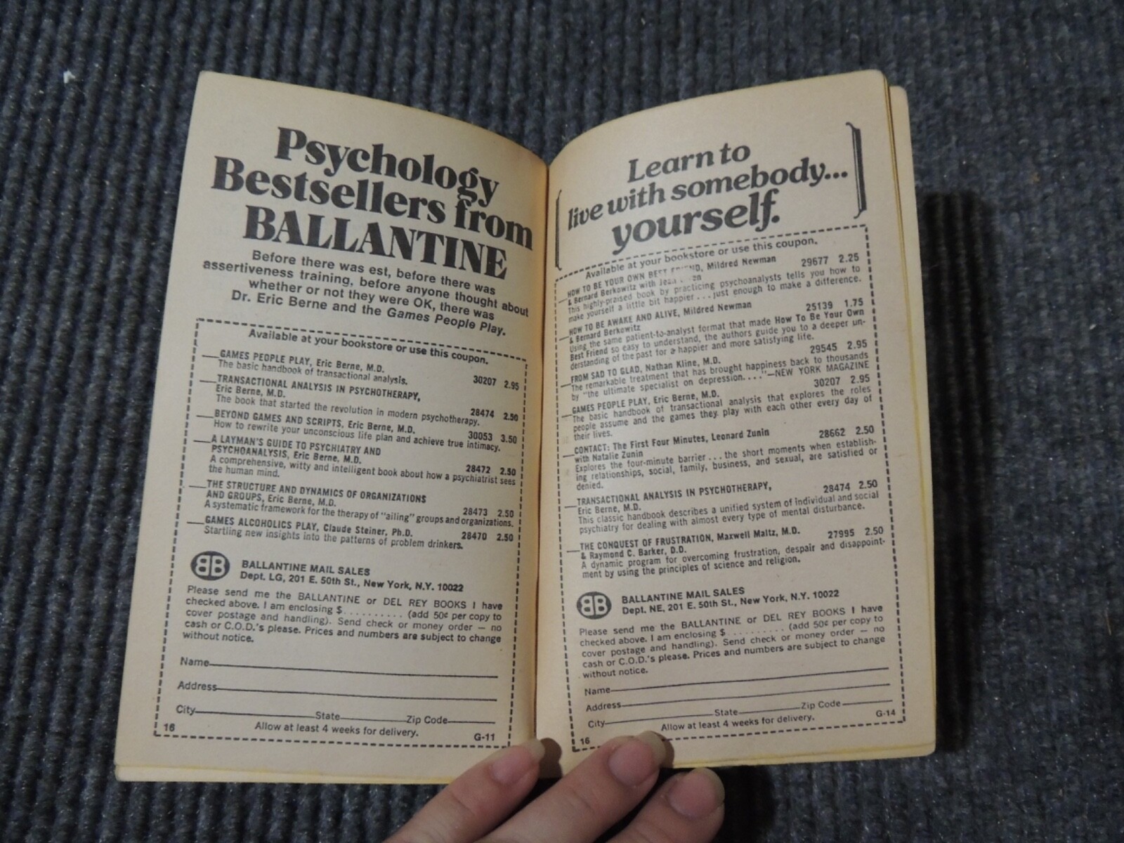Steps to an Ecology of Mind Gregory Bateson 10th Printing Ballantine Books 1983