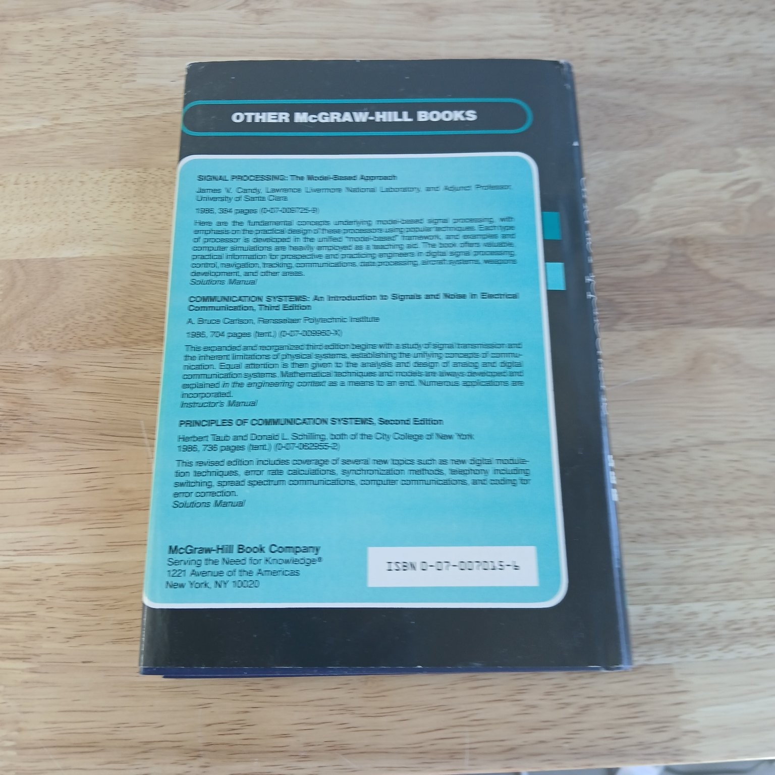 The Fourier Transform & Its Applications Ronald Bracewell 1986 Second Edition