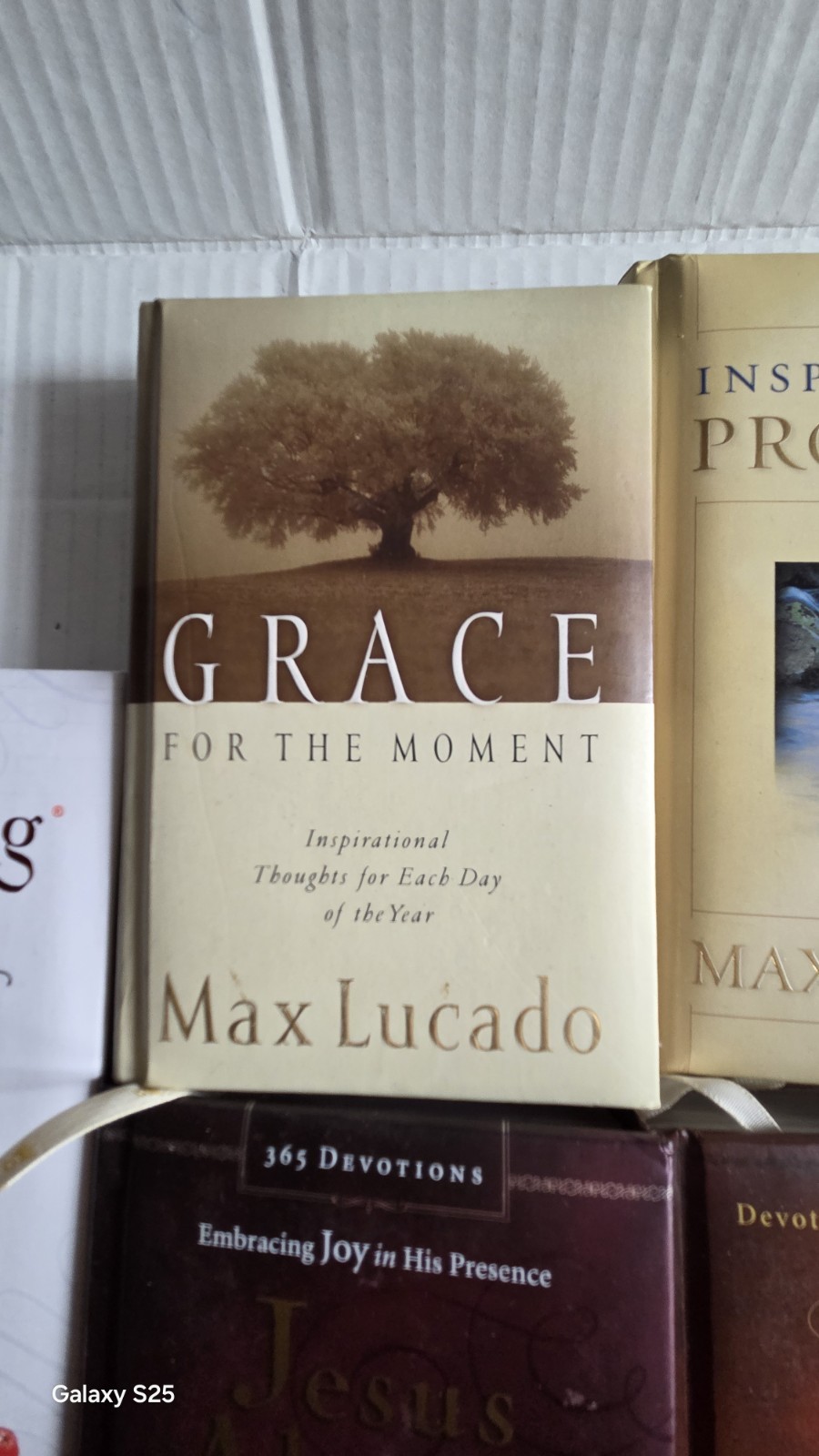 Max Lucado Sarah Young Lot Of 5 Religious Hardcover Christian Books Bible Verses