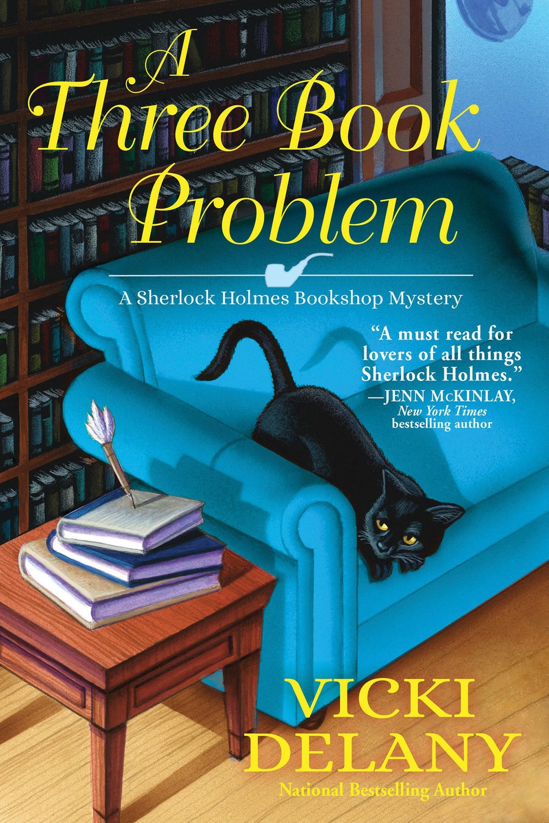 A Three Book Problem (A Sherlock Holmes Bookshop Mystery) Delany, Vicki pape…