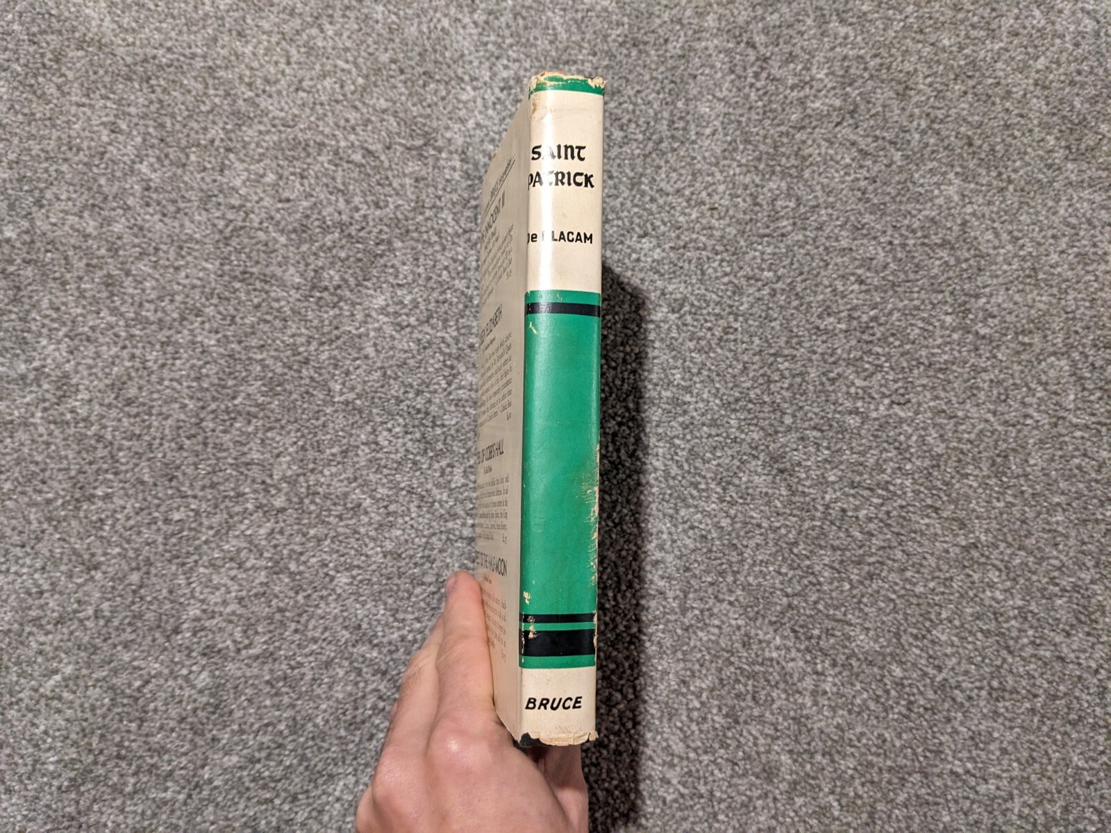 Saint Patrick Apostle Of Ireland Hugh De Blacam 1941 Bruce Publishing Company DJ