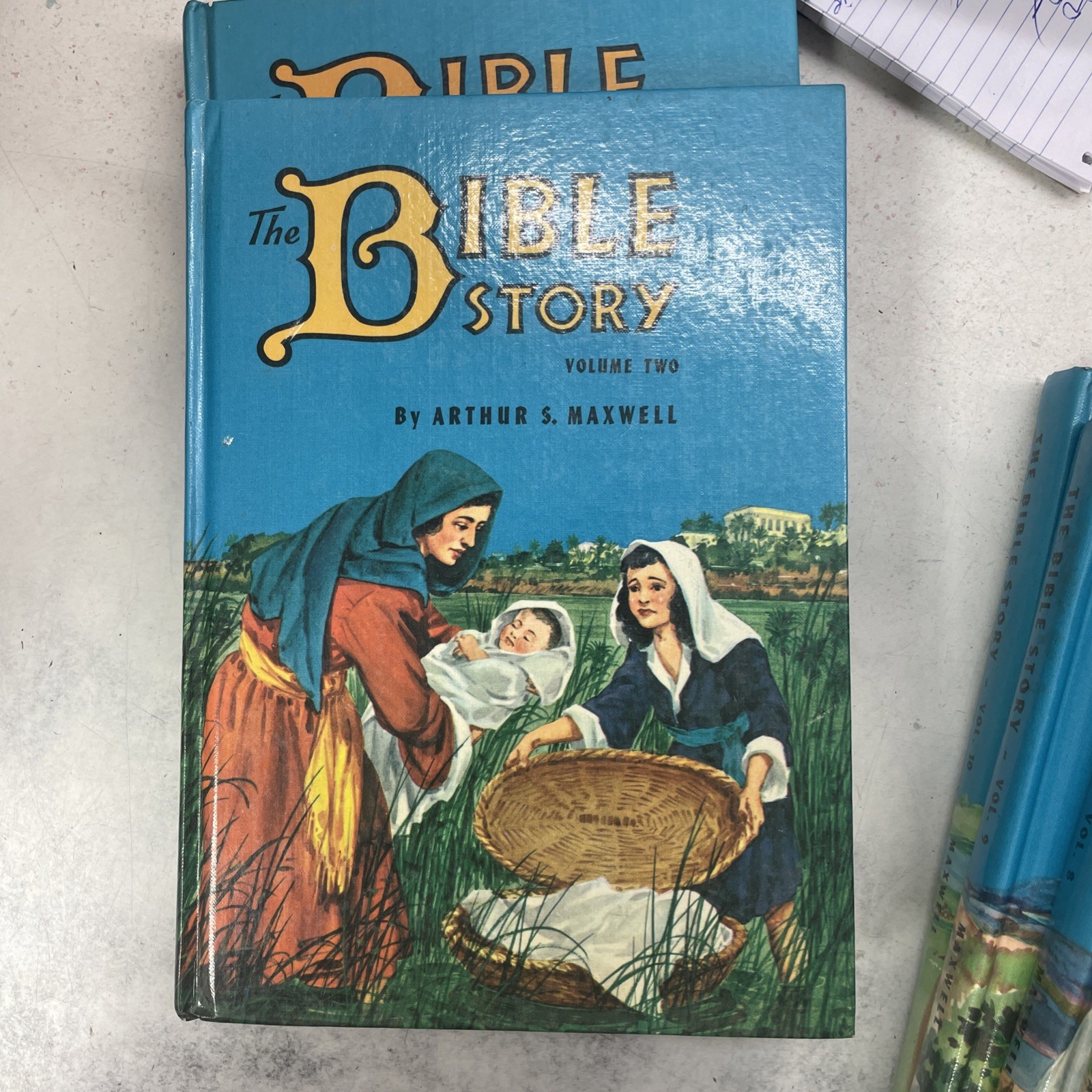 The Bible Story Arthur S Maxwell Volumes 1-10 Complete Set 1st Editions 1953-57