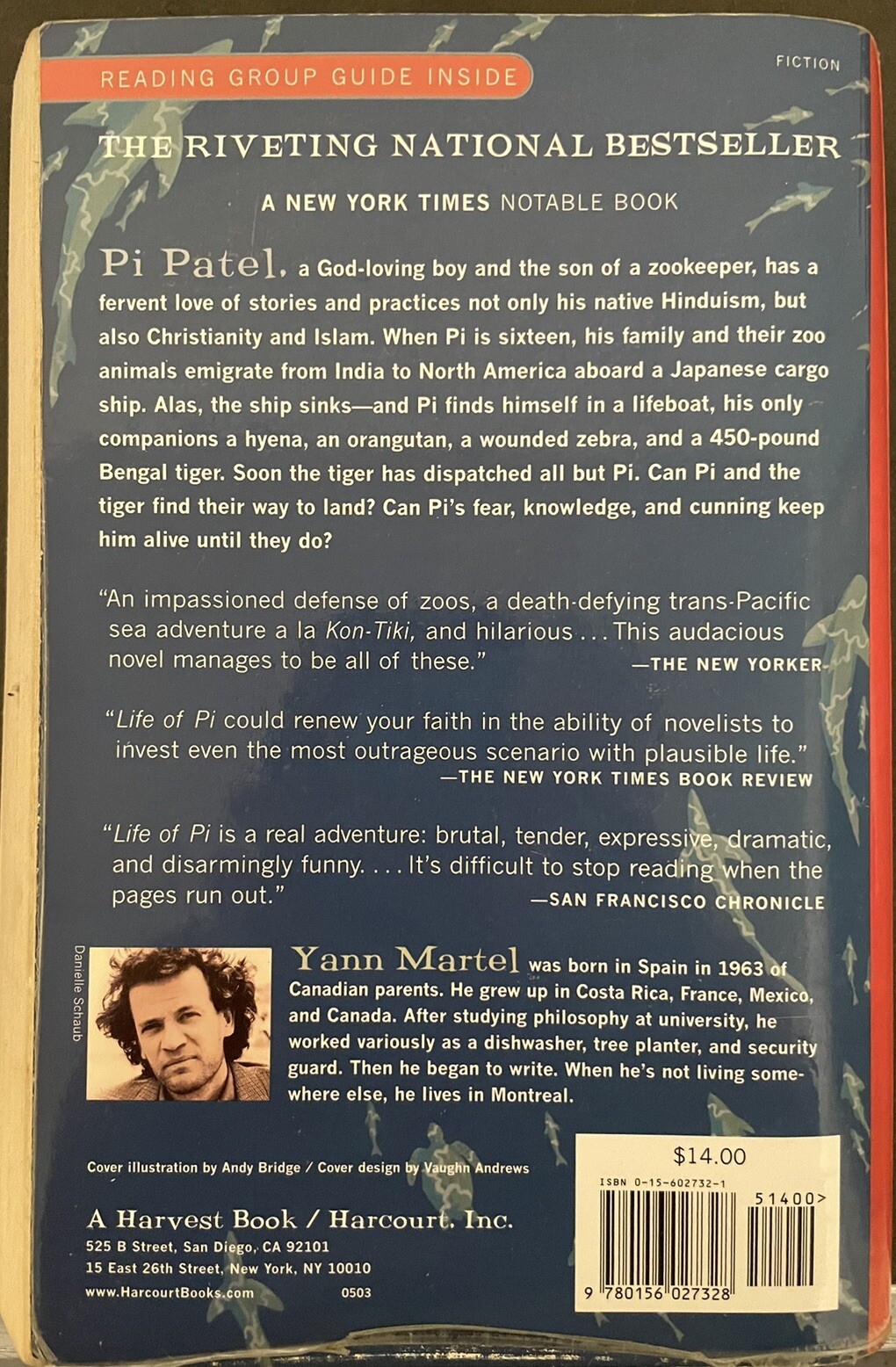 Life of Pi: A Novel by Yann Martel (2003, Trade Paperback)