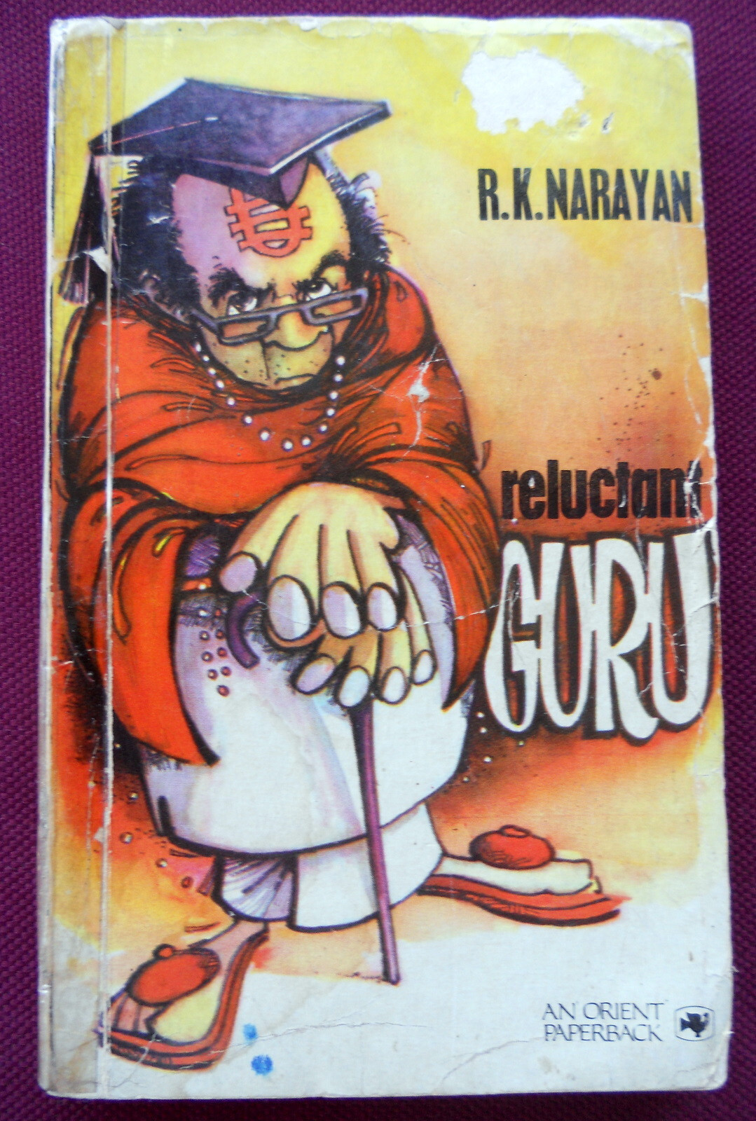 Reluctant Guru First Edition 1974 R K Narayan Signed Rare book only signed copy