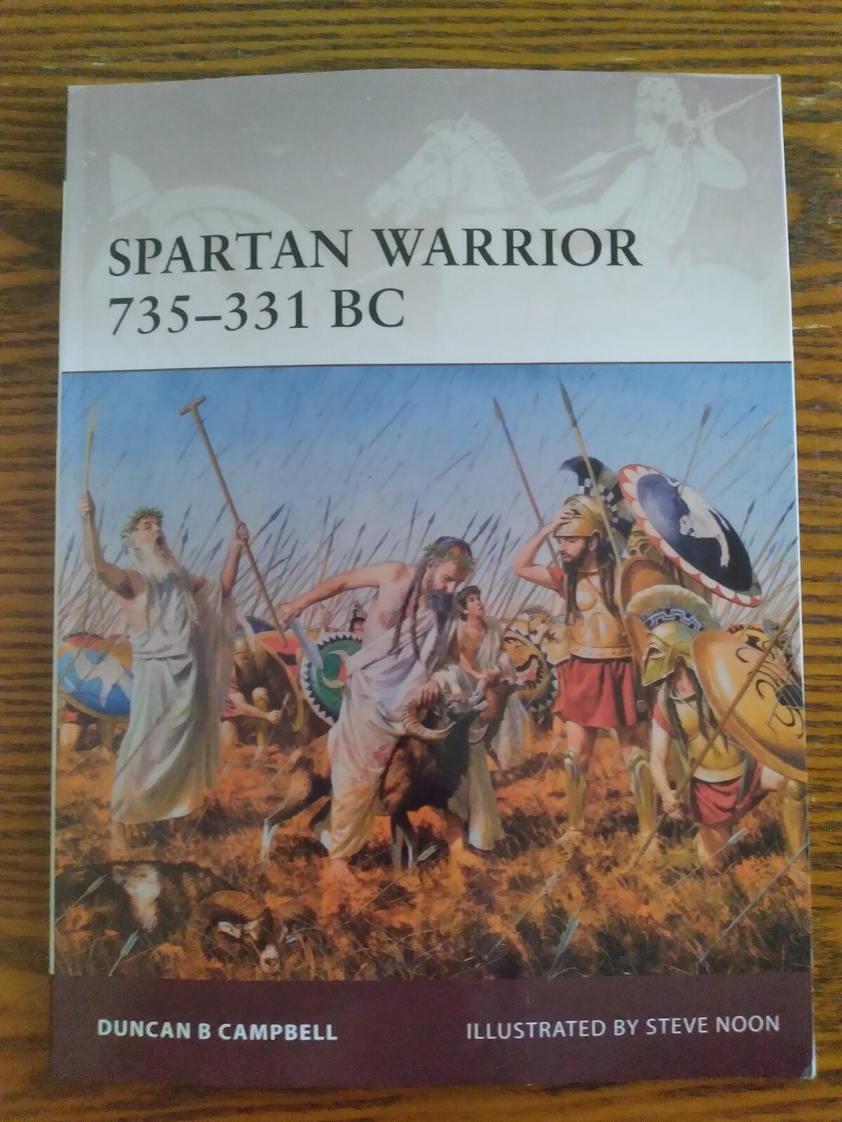 Spartan Warrior by Duncan B. Campbell (Osprey Warrior Series No. 163) BRAND NEW!