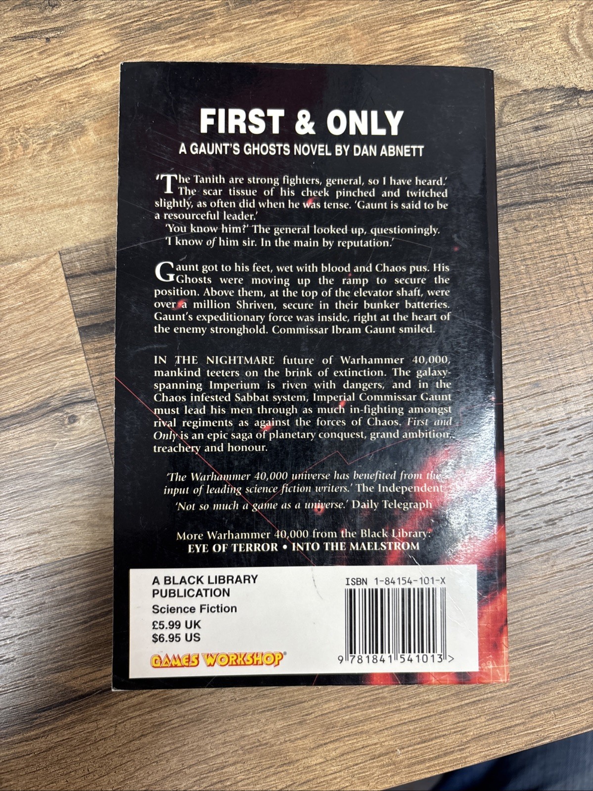 First & Only: A Guant’s Ghost Novel, First US Edition, 2000 Games Workshop