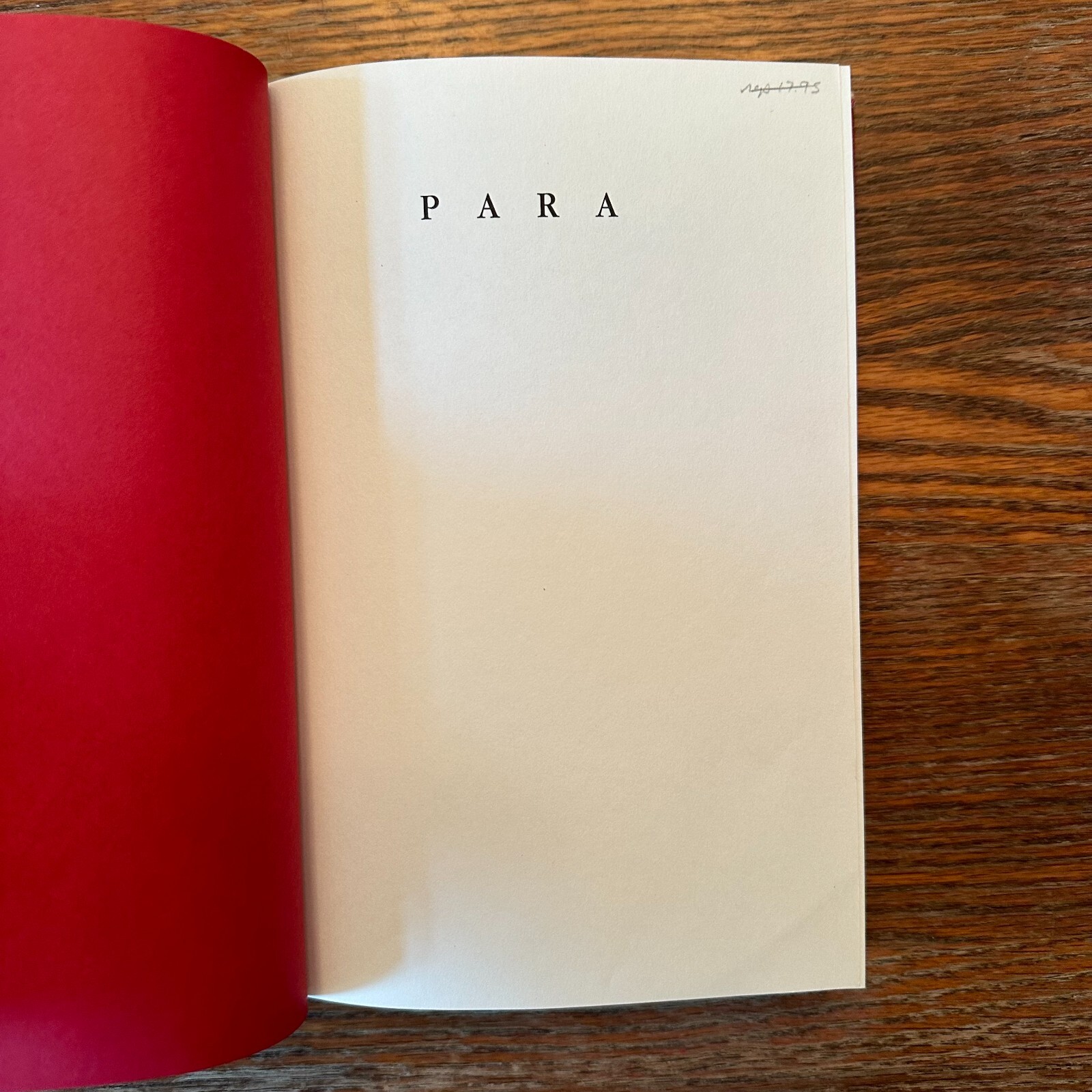 Para by R. Vaughn Abrams 1986 Seven Suns New Age Occult Rare Hardcover VG-