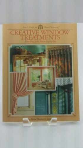 Creative Window Treatments – Paperback, by The Home Decorating – Very Good c