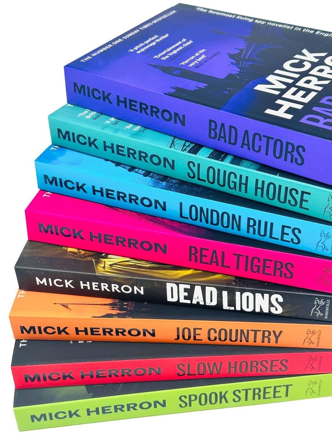 Slough House Series: Book 1-8 by Mick Herron Complete 8 Books Set – Fiction – PB