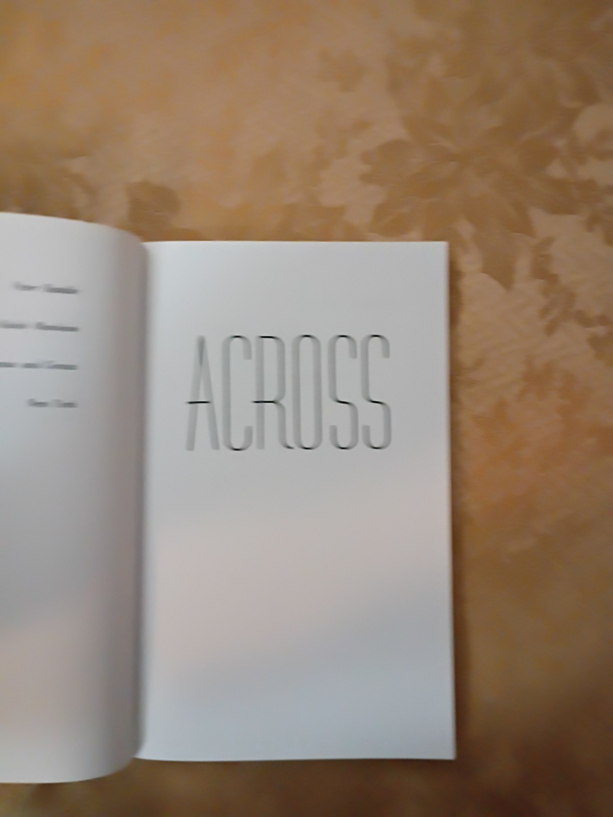 Across Peter Handke 1986 Trade Paperback Farrar Straus Giroux Literature Book