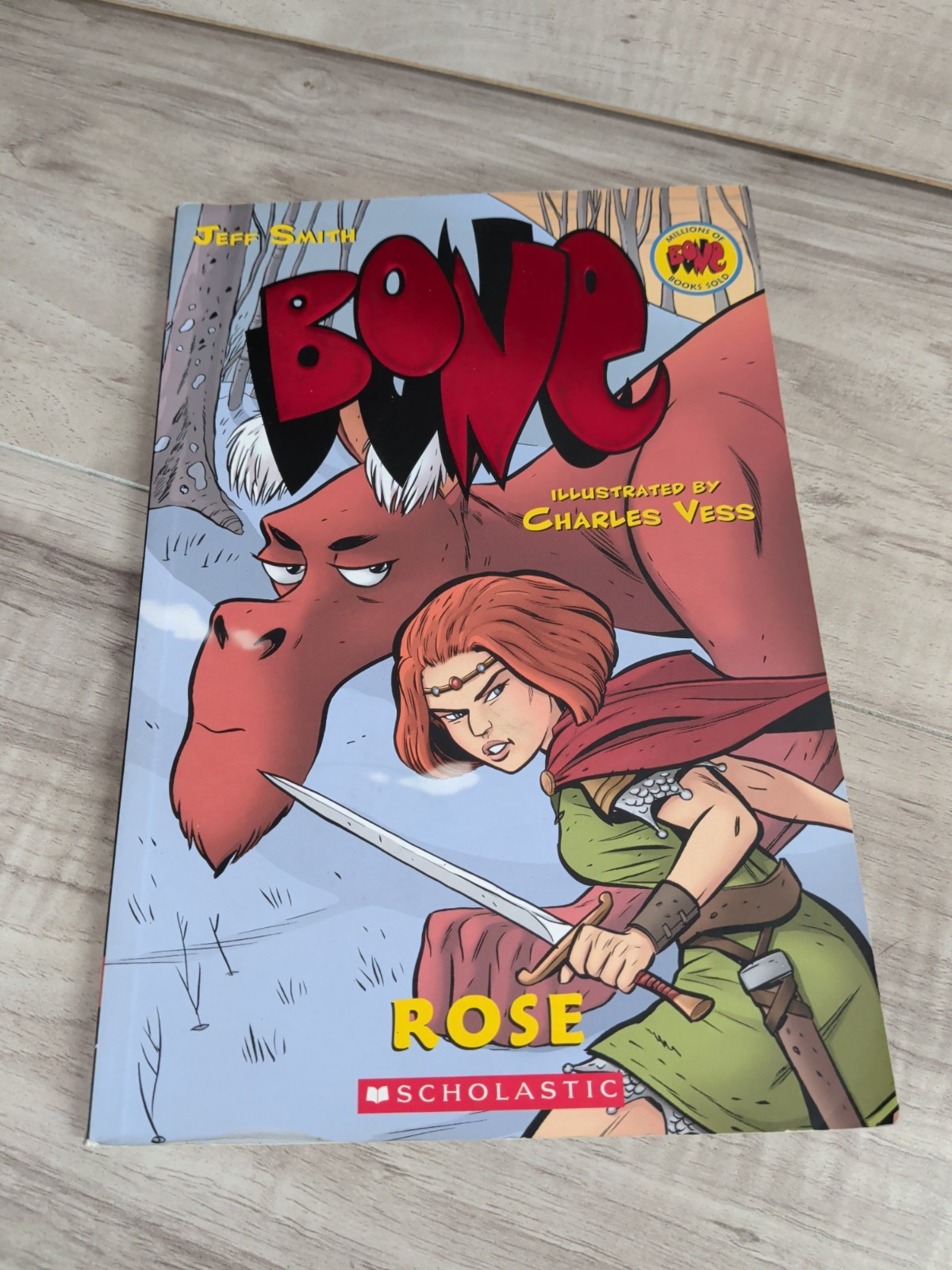 Lot of 10 BONE Graphic Novel Series by Jeff Smith Complete 1-8 & Rose Handbook