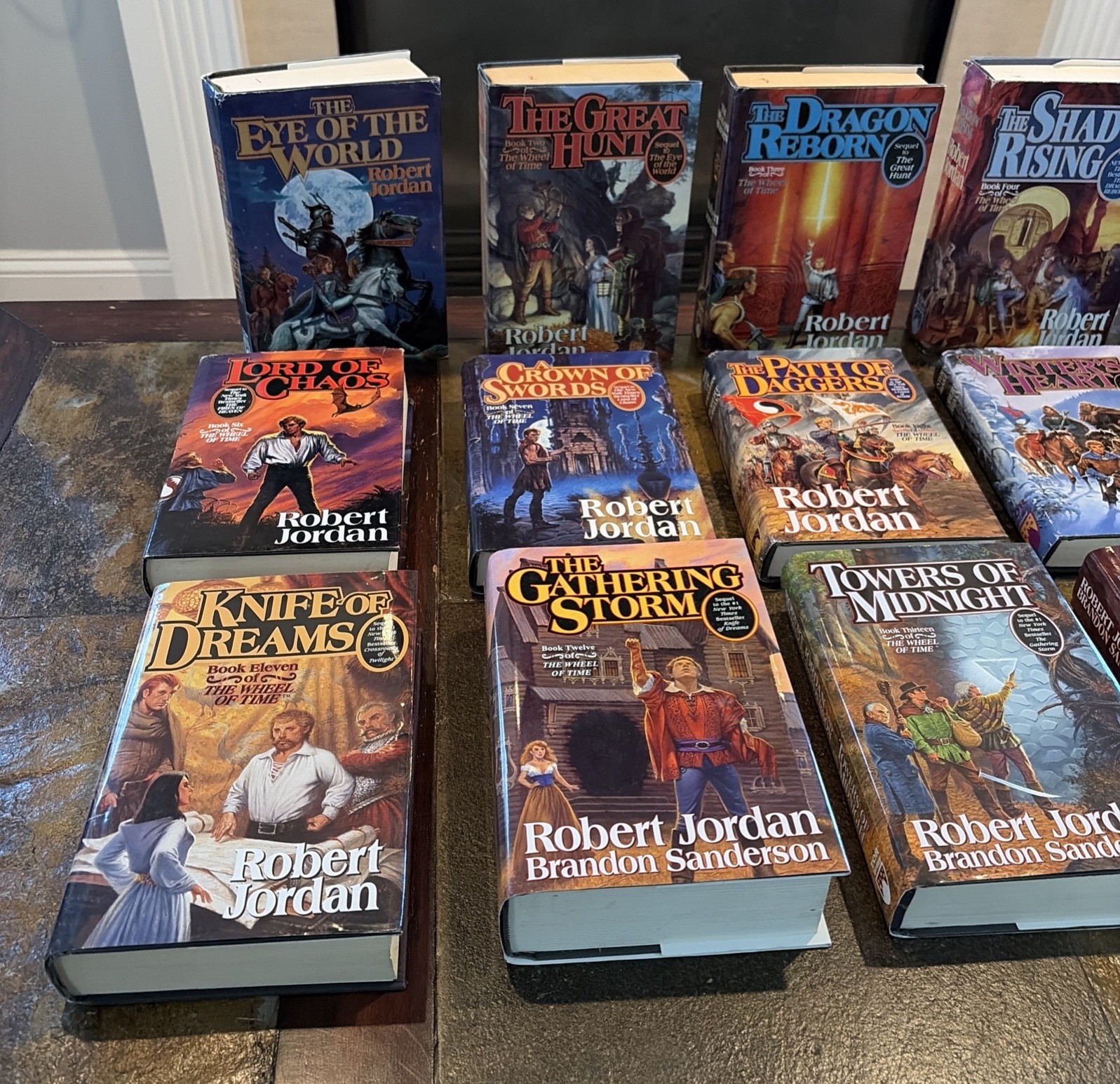 Robert Jordan The Wheel Of Time Complete Hardcover Set Rare Book Club Editions