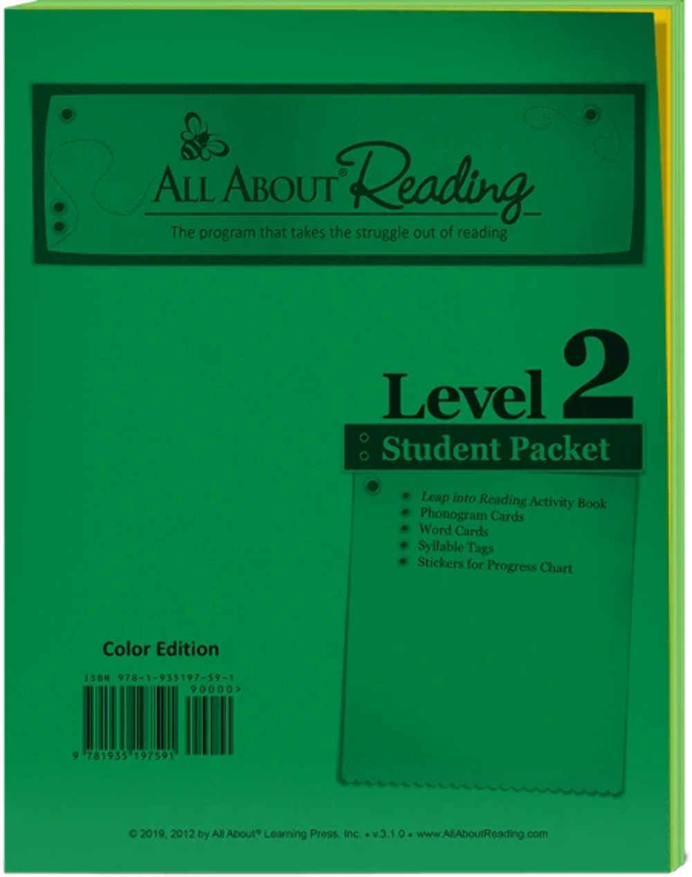 All About Reading Level 2: Student Packet (Color Edition)