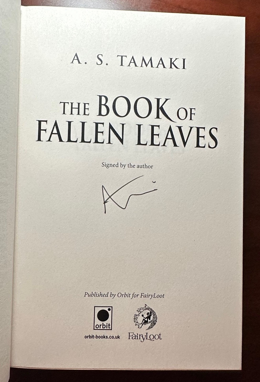 FairyLoot: Book of Fallen Leaves by AS Tamaki & Mortedant’s Peril by RJ Barker