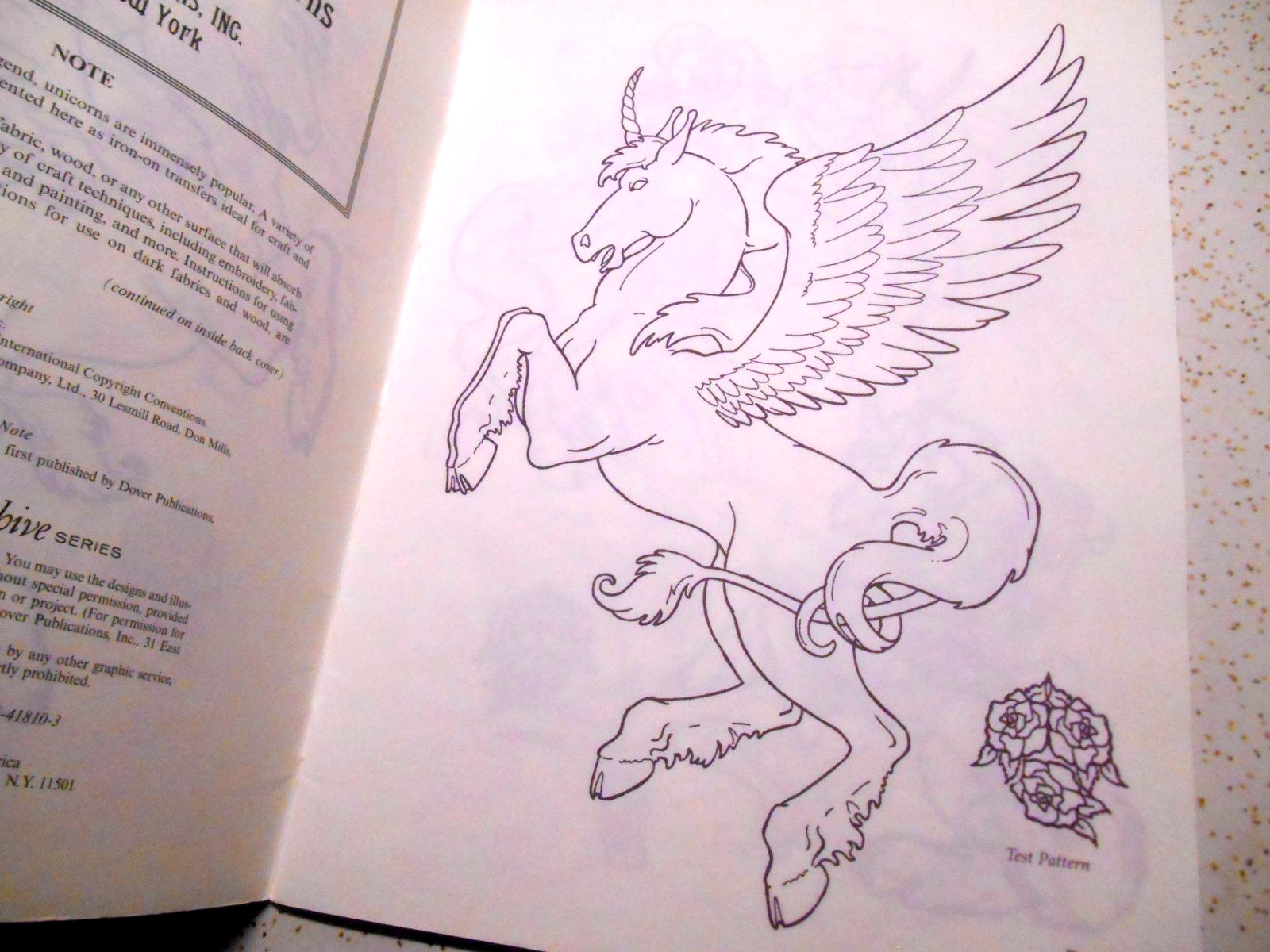 UNICORNS Whimsical Iron-on Transfers for Embroidery Applique by NOBLE OOP