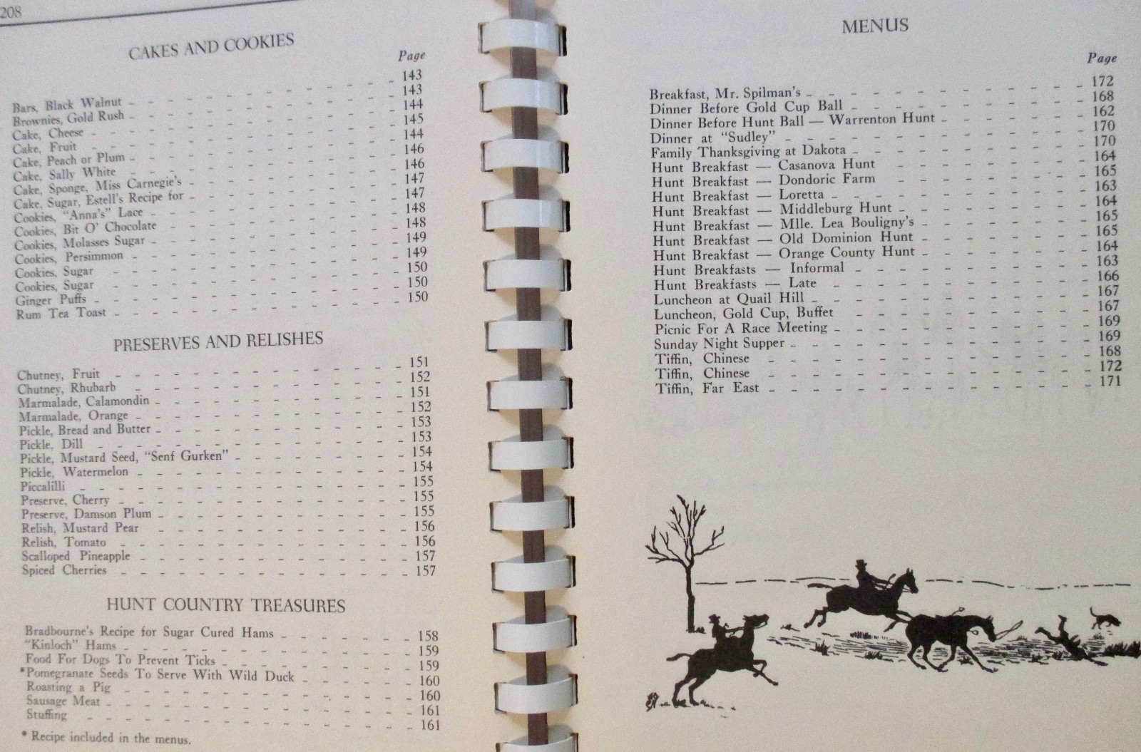 1967 Warrenton, VA Virginia horse fox HUNT COUNTRY vintage equestrian Cookbook