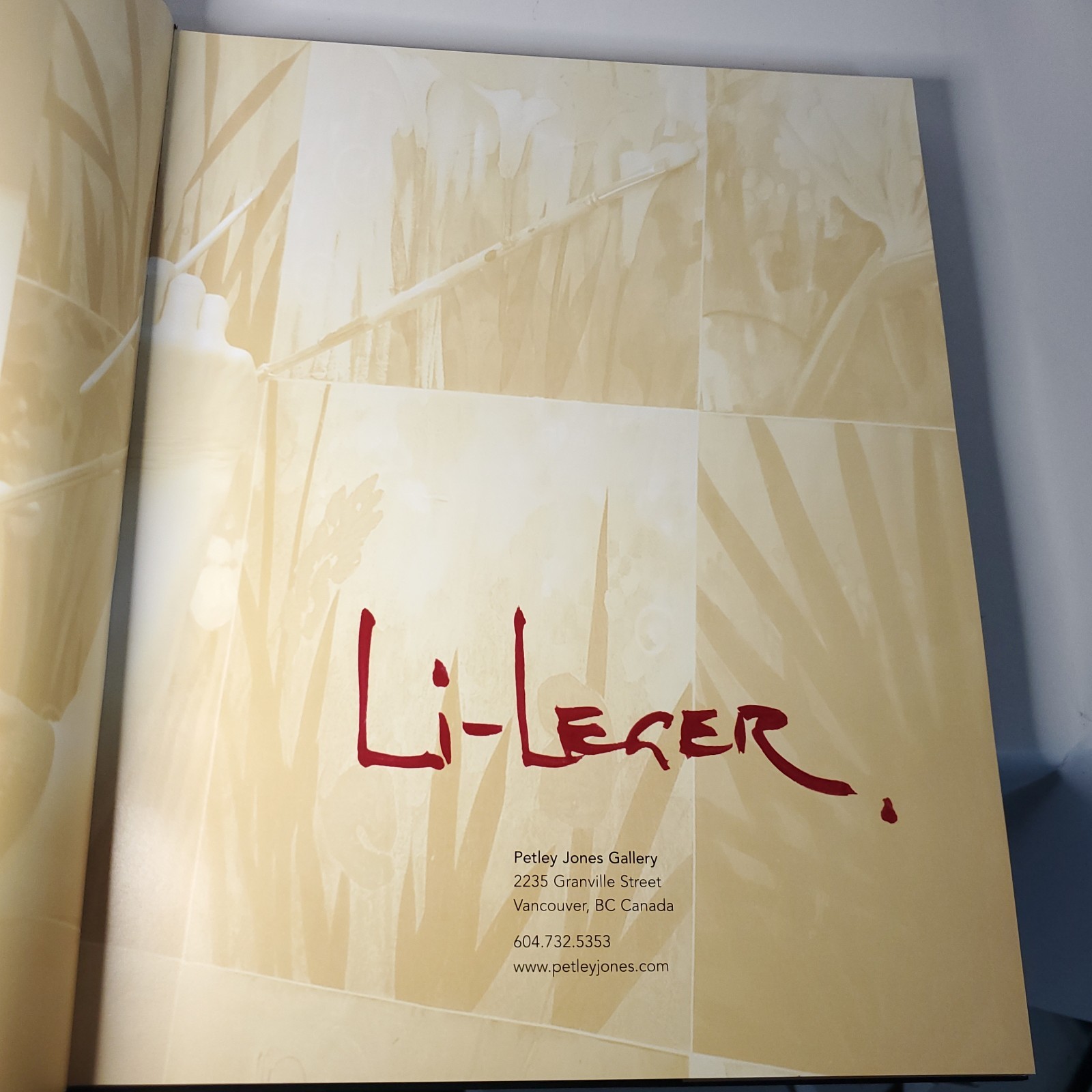 Don Li-Leger Paintings Hardcover Art Book 124 Pages 2005 Petley Jones Gallery