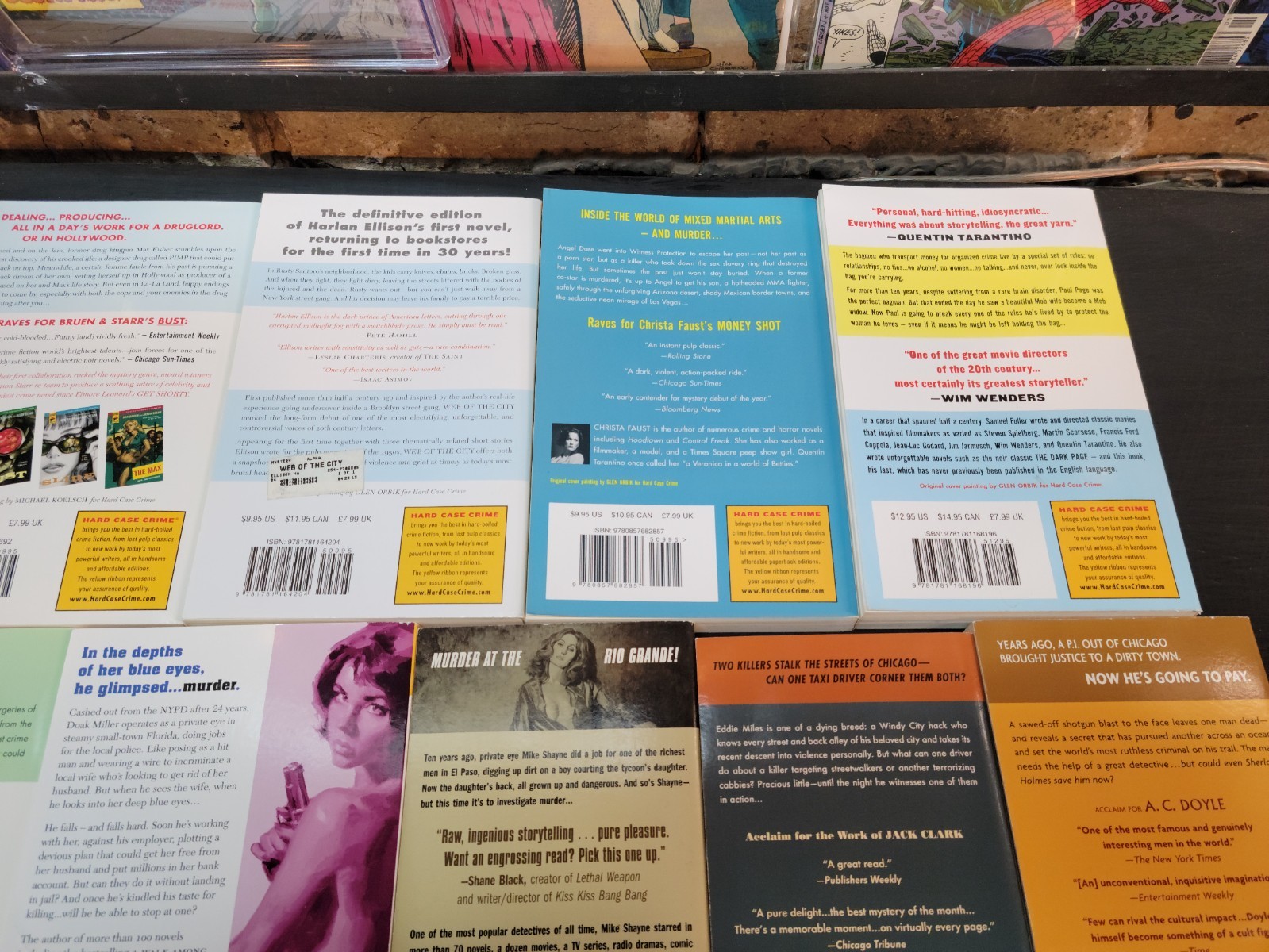 Lot of 11 HARD CASE CRIME Books – See Photos for Details!