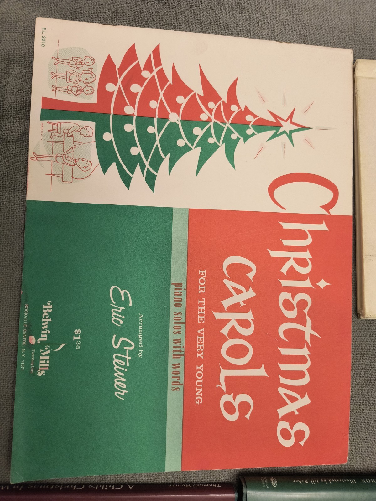 Lot of 7 Vintage & Modern Christmas Books – Classics, Stories, and Carols
