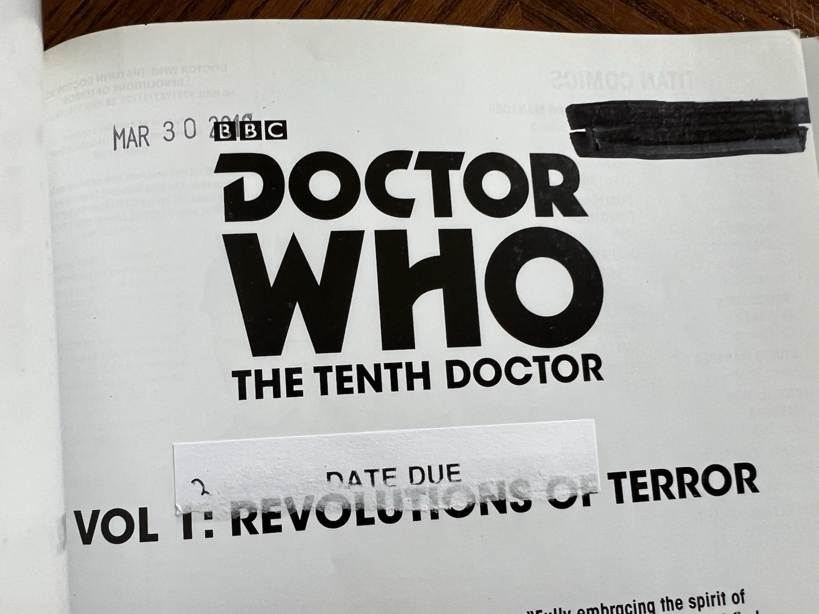Doctor Who The Tenth, Ninth, Twelfth Doctor Titan Comics TPB Lot Of 7 Soft Cover