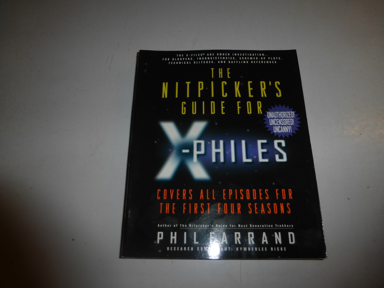 The Nitpicker’s Guide for X-Philes by Phil Farrand (1997, Paperback) B302