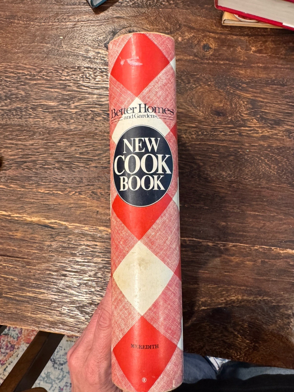 Vintage Better Homes and Gardens „New Cook Book“ Red Plaid Five-Ring Binder 1981