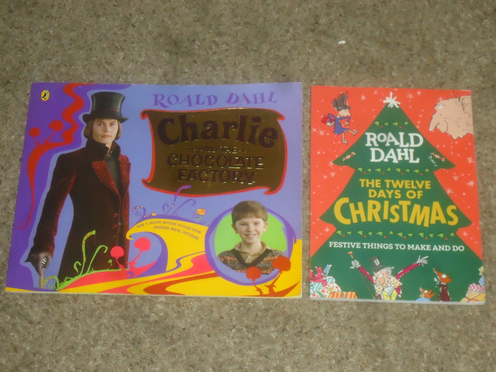 Lot 23 Roald Dahl 22 Books 1 DVD Matilda BFG Twits Witches Charlie Fantastic Mr.