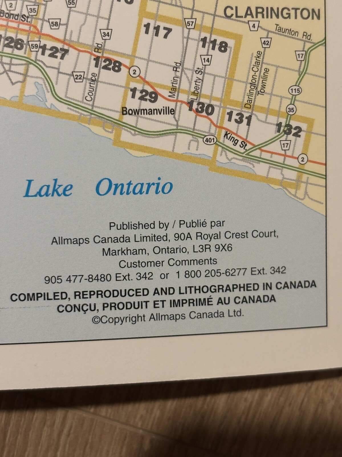 2000 Rand McNally Greater Toronto Streetfinder Atlas Guide Ontario Canada