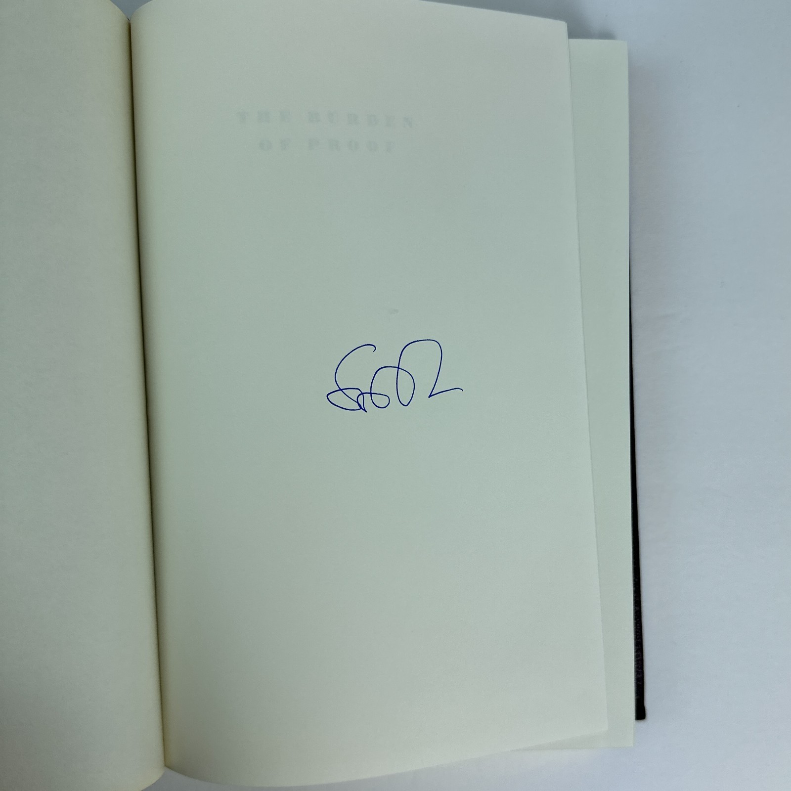 Franklin Library The Burden Of Proof Scott Turow 1990 Signed 1st Edition Leather