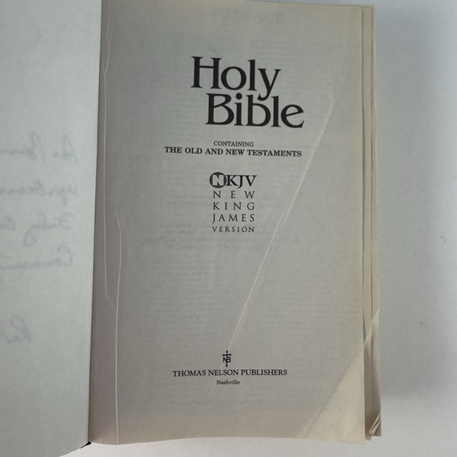 Holy Bible Lot of 2 NLT NKJV New King James Version Living Translation