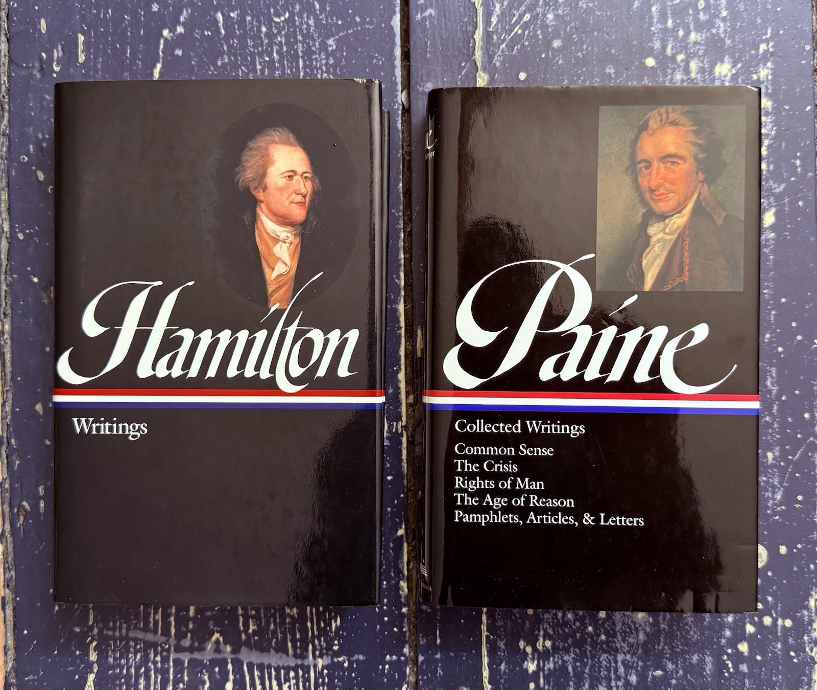 Thomas Paine Common Sense COLLECTED WRITINGS Alexander Hamilton 2 LOA HC BOOKS