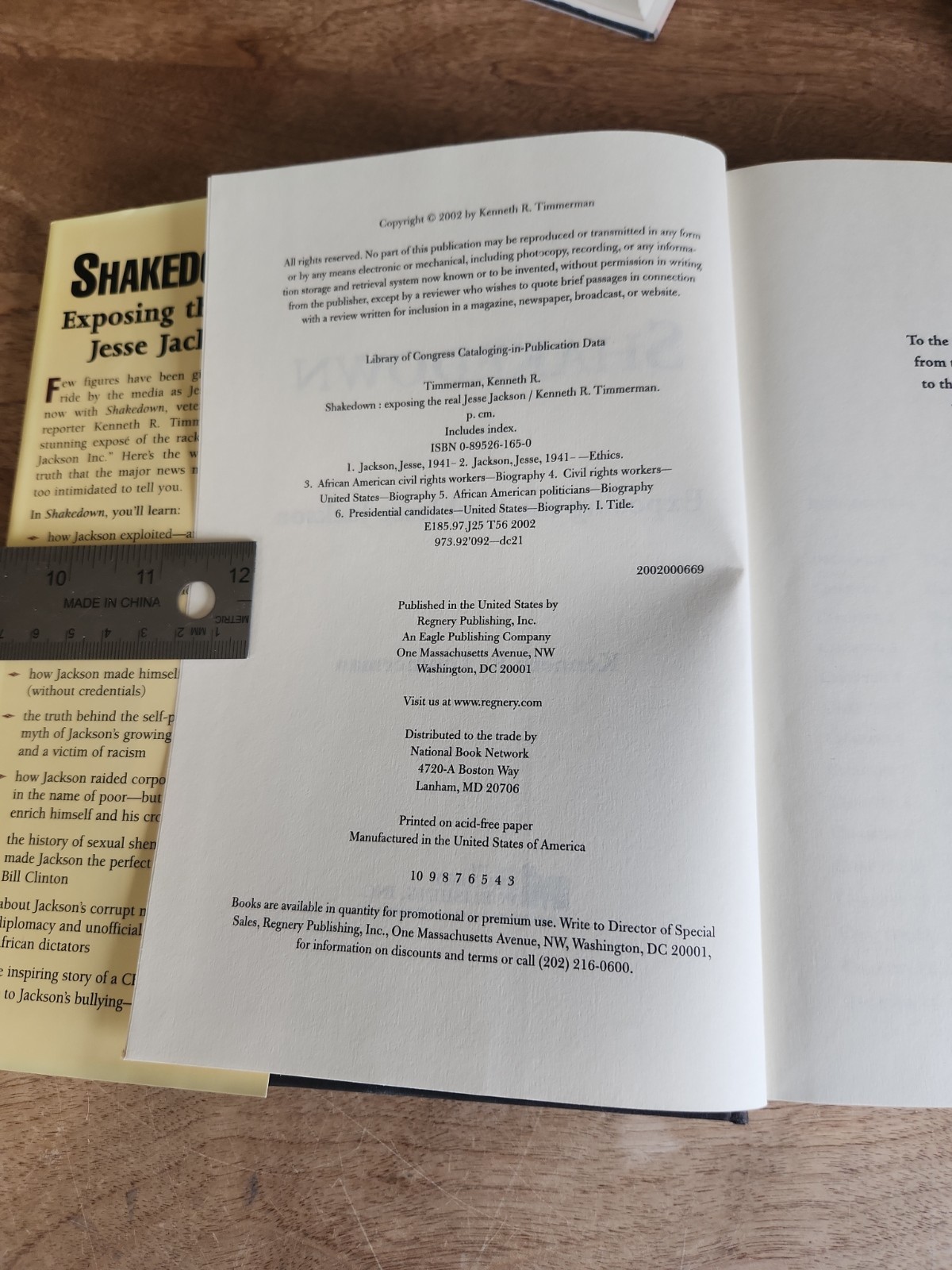 Shakedown : Exposing the Real Jessie Jackson by Kenneth R. Timmerman (2002,…