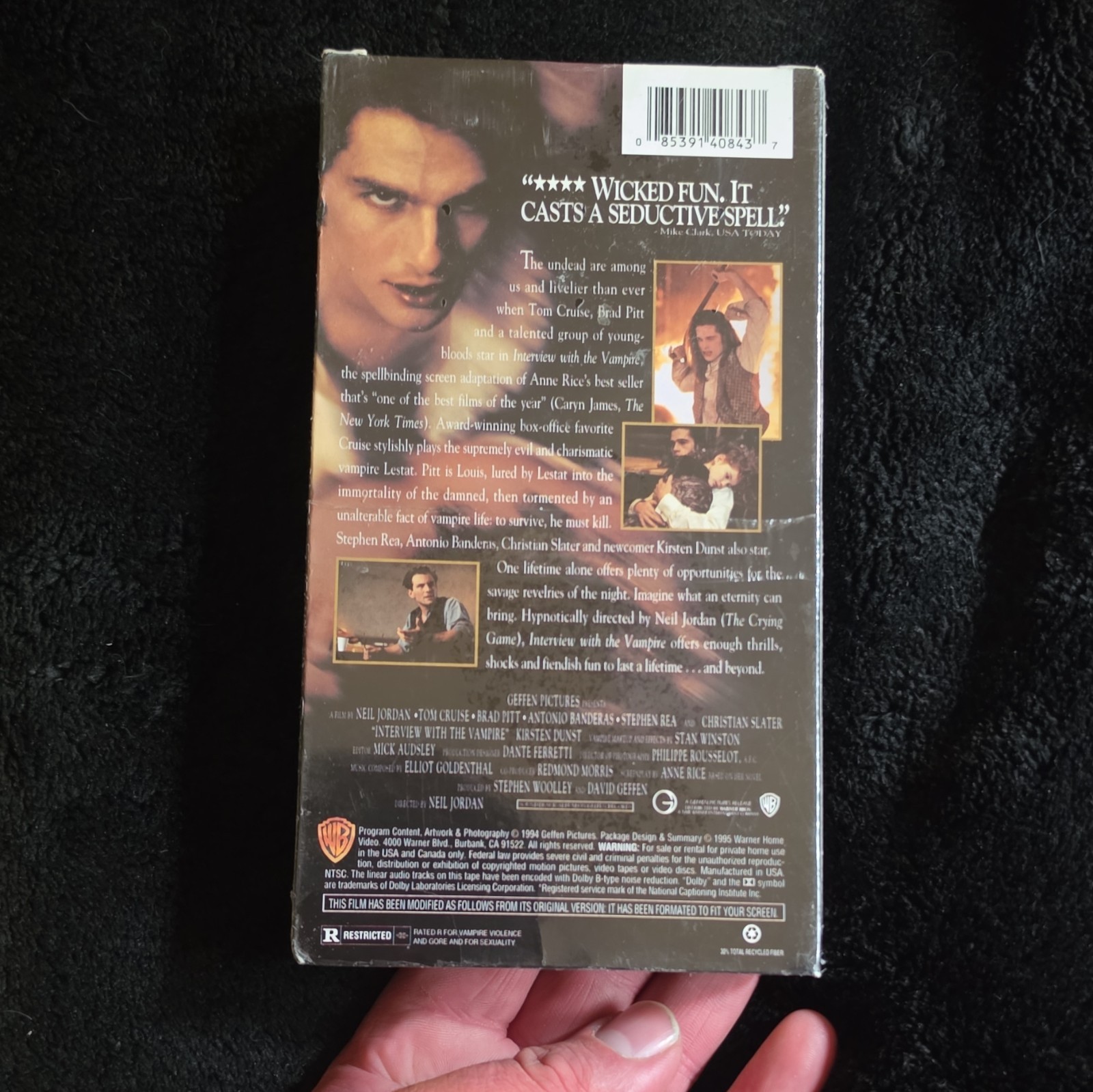 Anne Rice Vampire Chronicles Lot: Sealed Interview with the Vampire VHS + Books