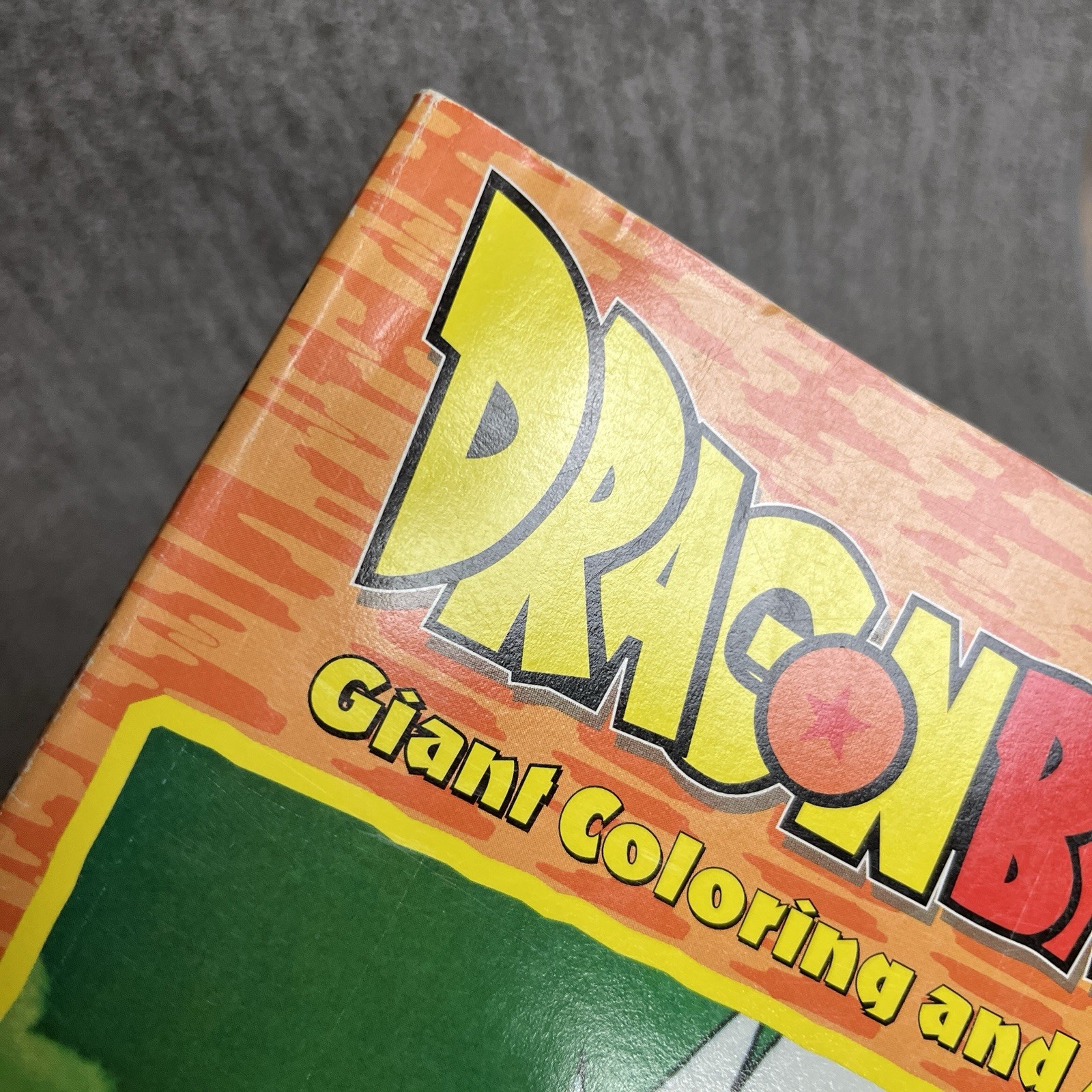 Vintage Dragon Ball Z Giant Coloring & Activity Books Lot of 2 (1 Page Used)