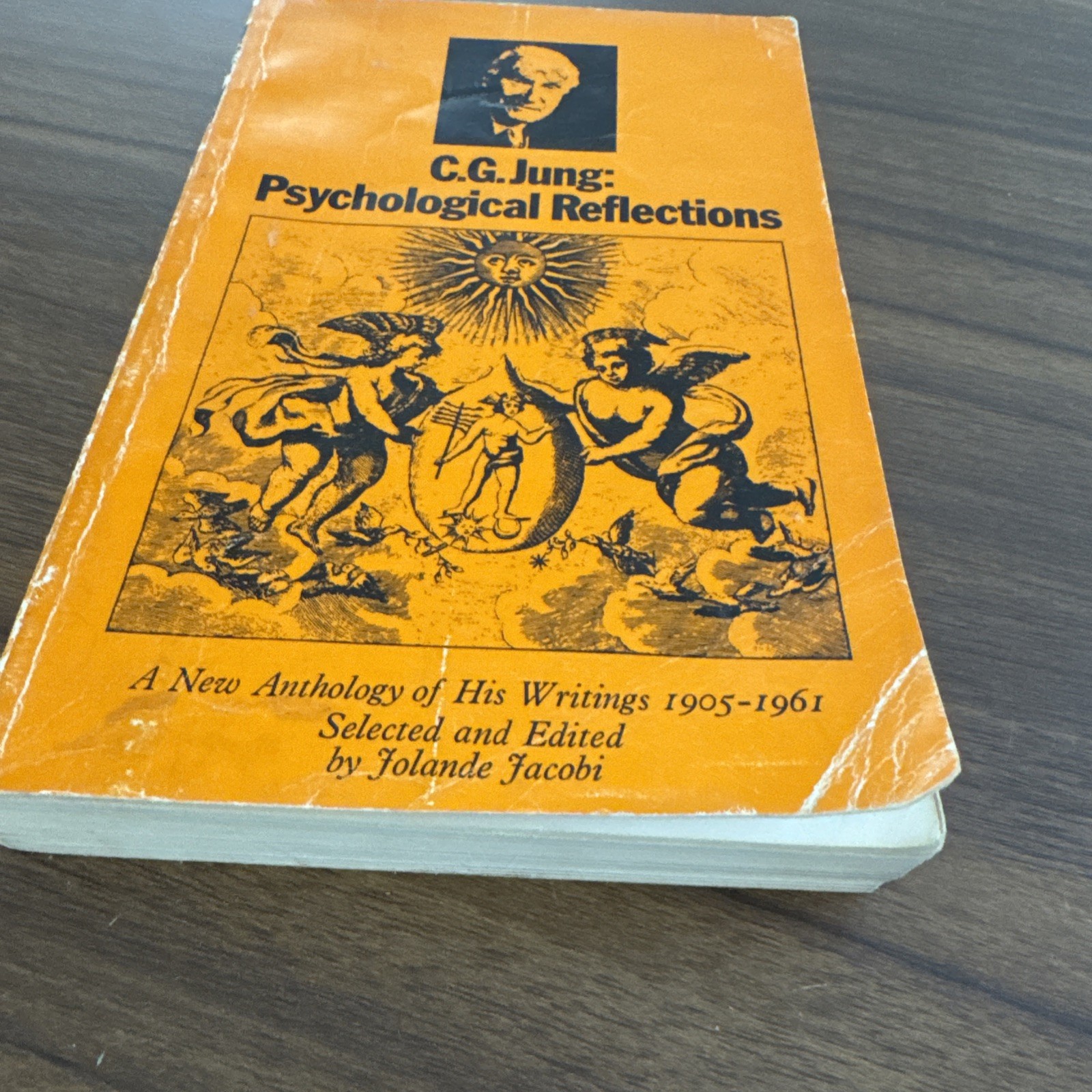 Carl Jung: Psychological Reflections, PB 1974, Orange Cover, RARE!
