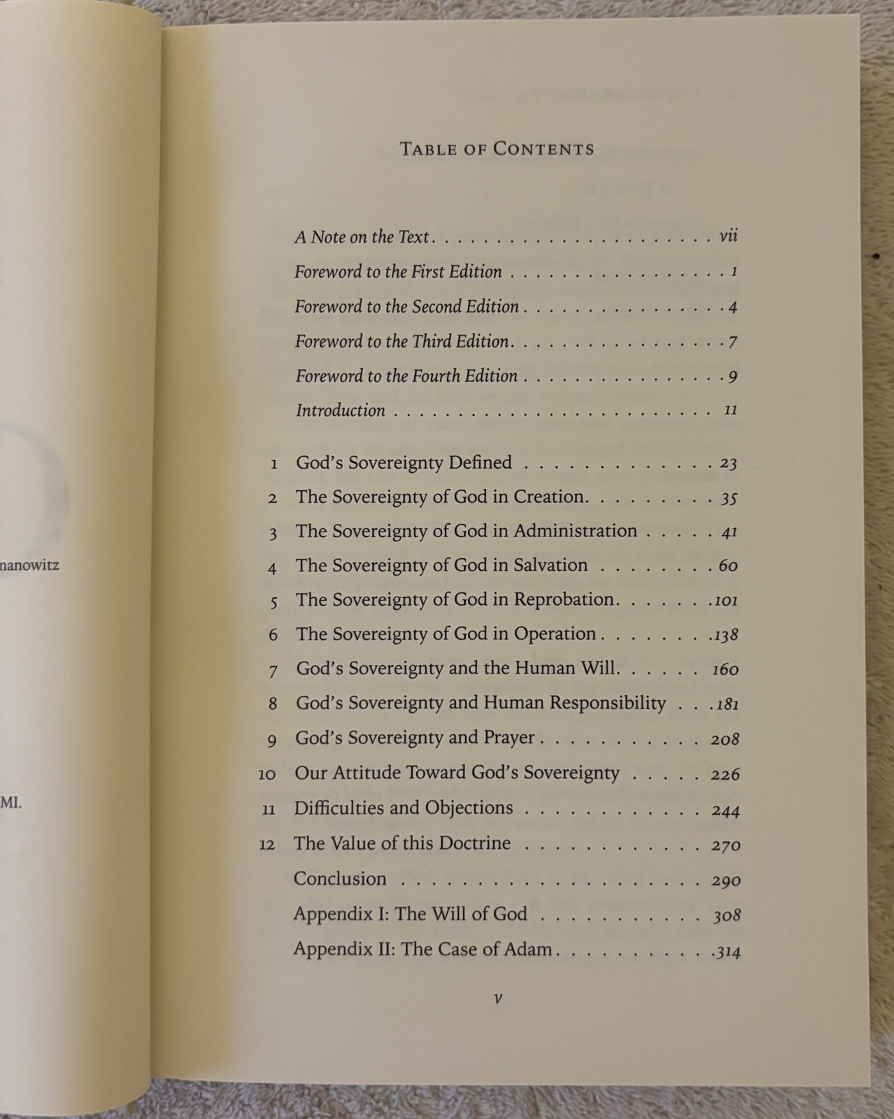 THE SOVEREIGNTY OF GOD by Arthur W. Pink (2017, Hardcover)