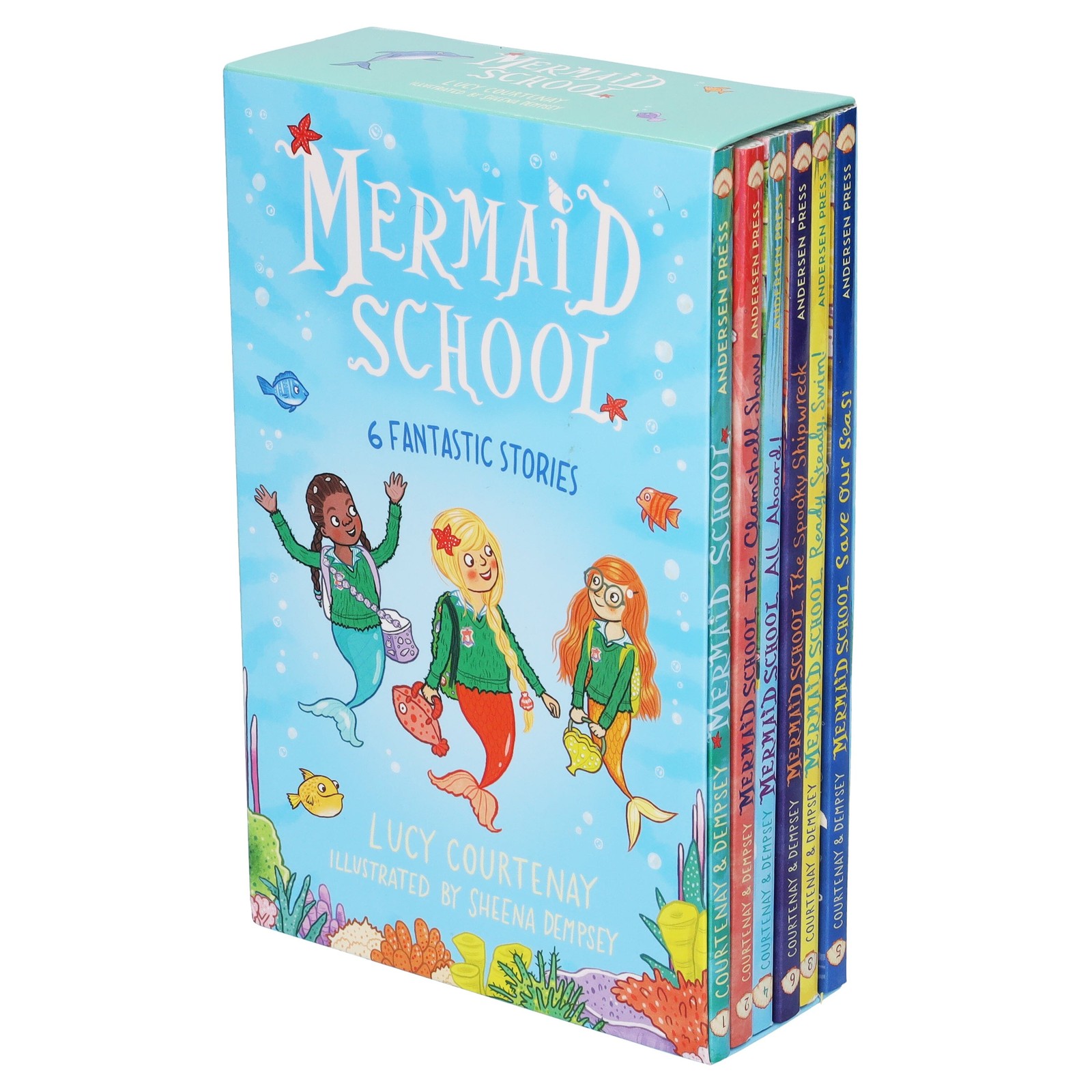 Mermaid School Series 6 Books Paperback Box Set – Ages 6-9 – By Lucy Courtenay
