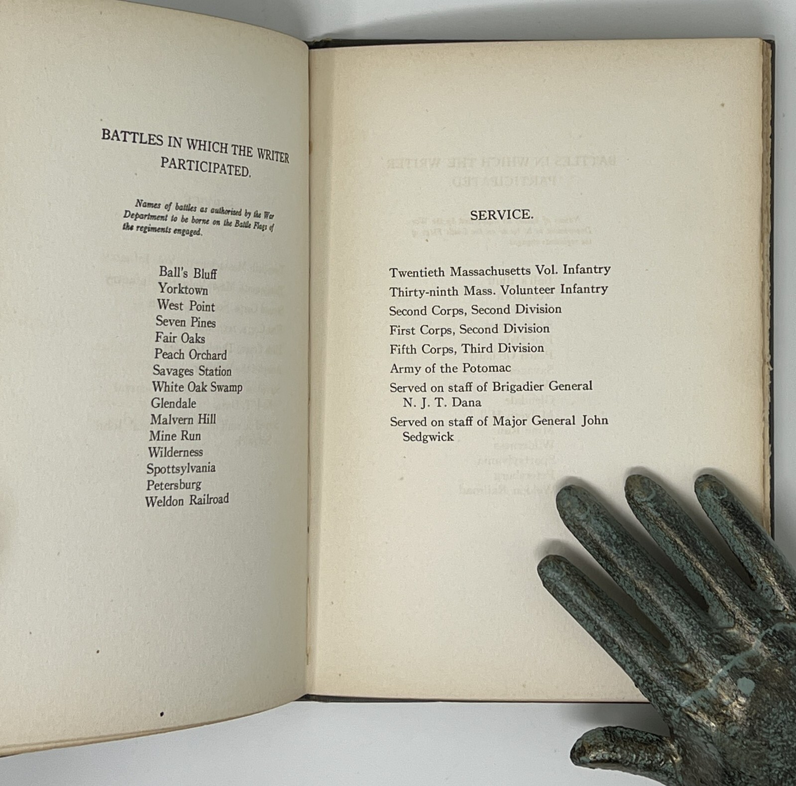SIGNED: Ball’s Bluff A Monograph by Charles L. Peirson – 1913 HC The Salem Press