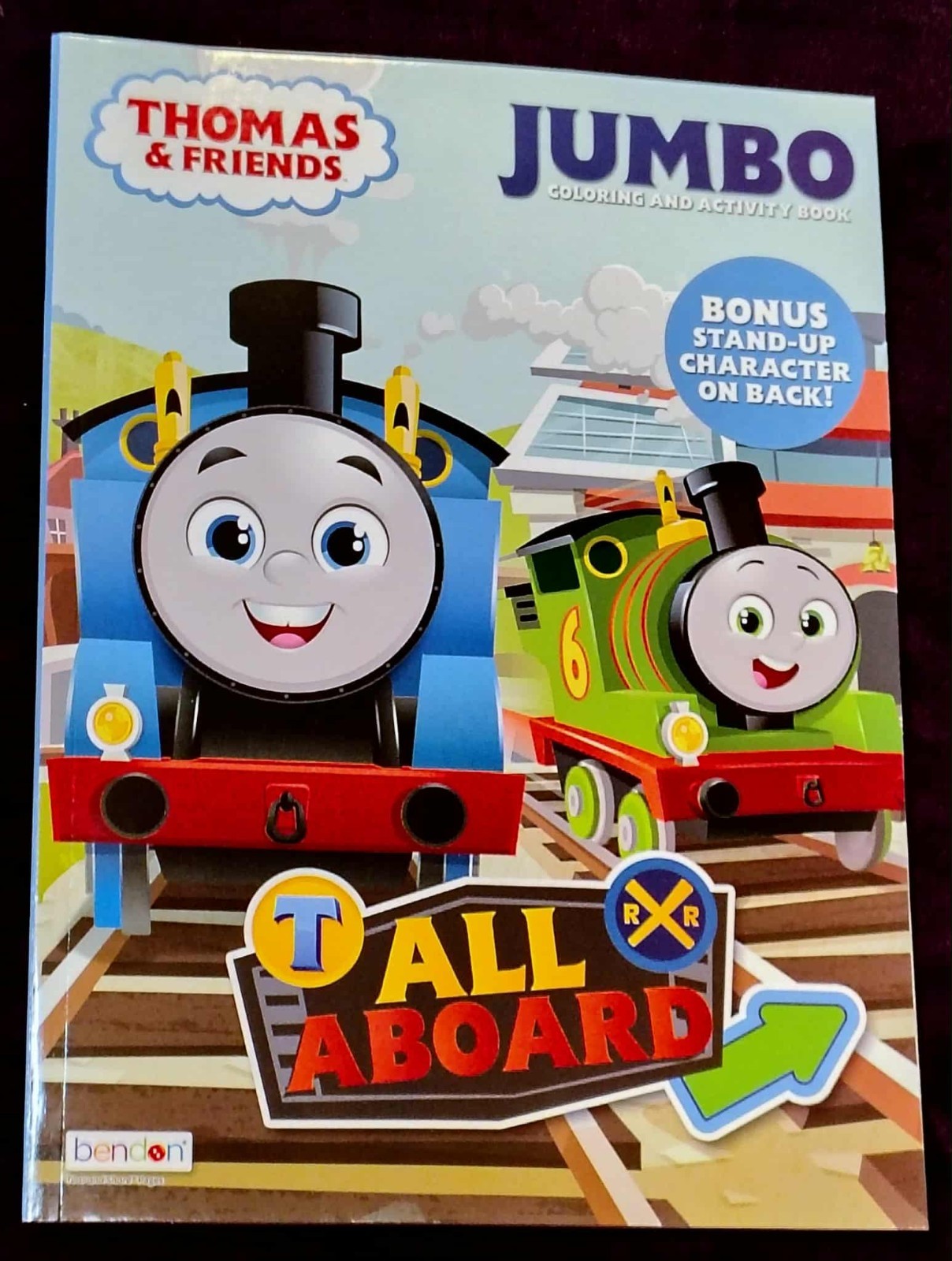 Thomas & Friends Jumbo Coloring & Activity Book for Kids – 80 pages