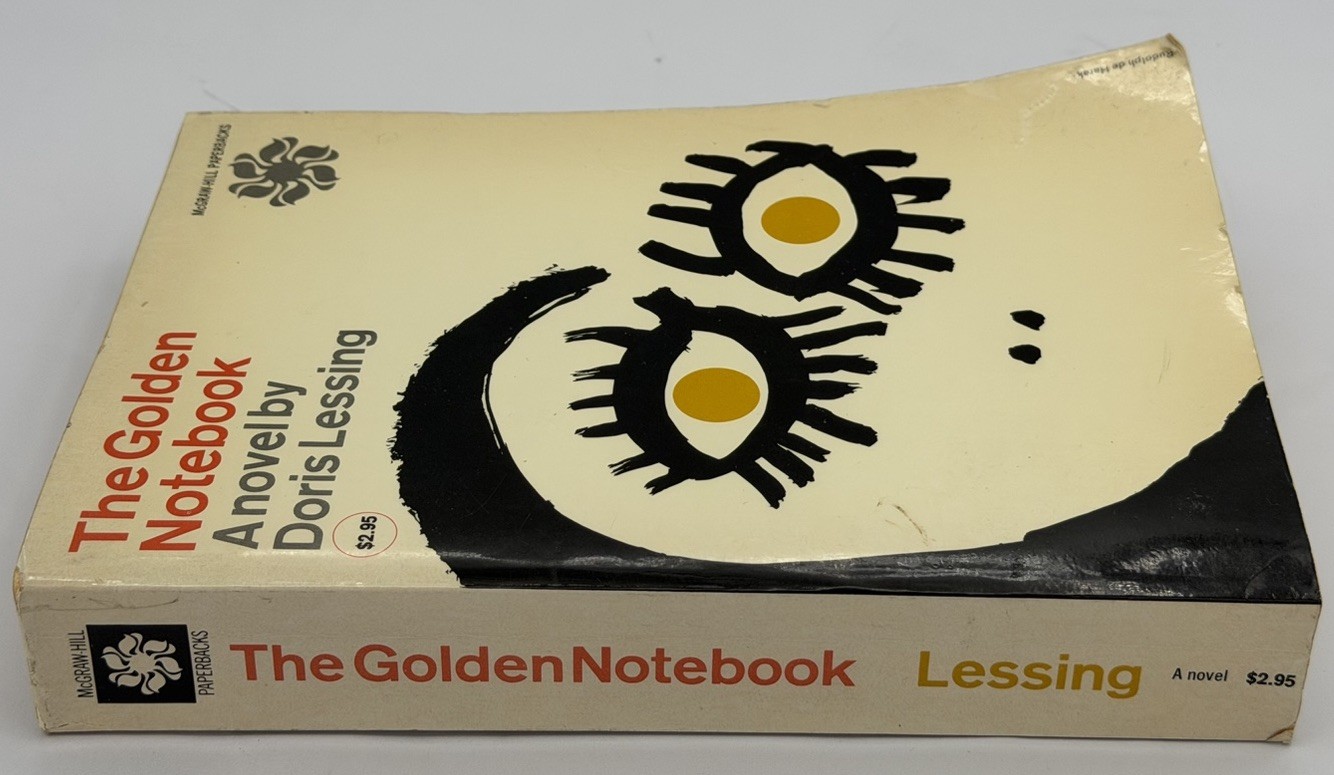 The Golden Notebook ~ Doris Lessing ~ 1963 1st McGraw Hill PB VINTAGE